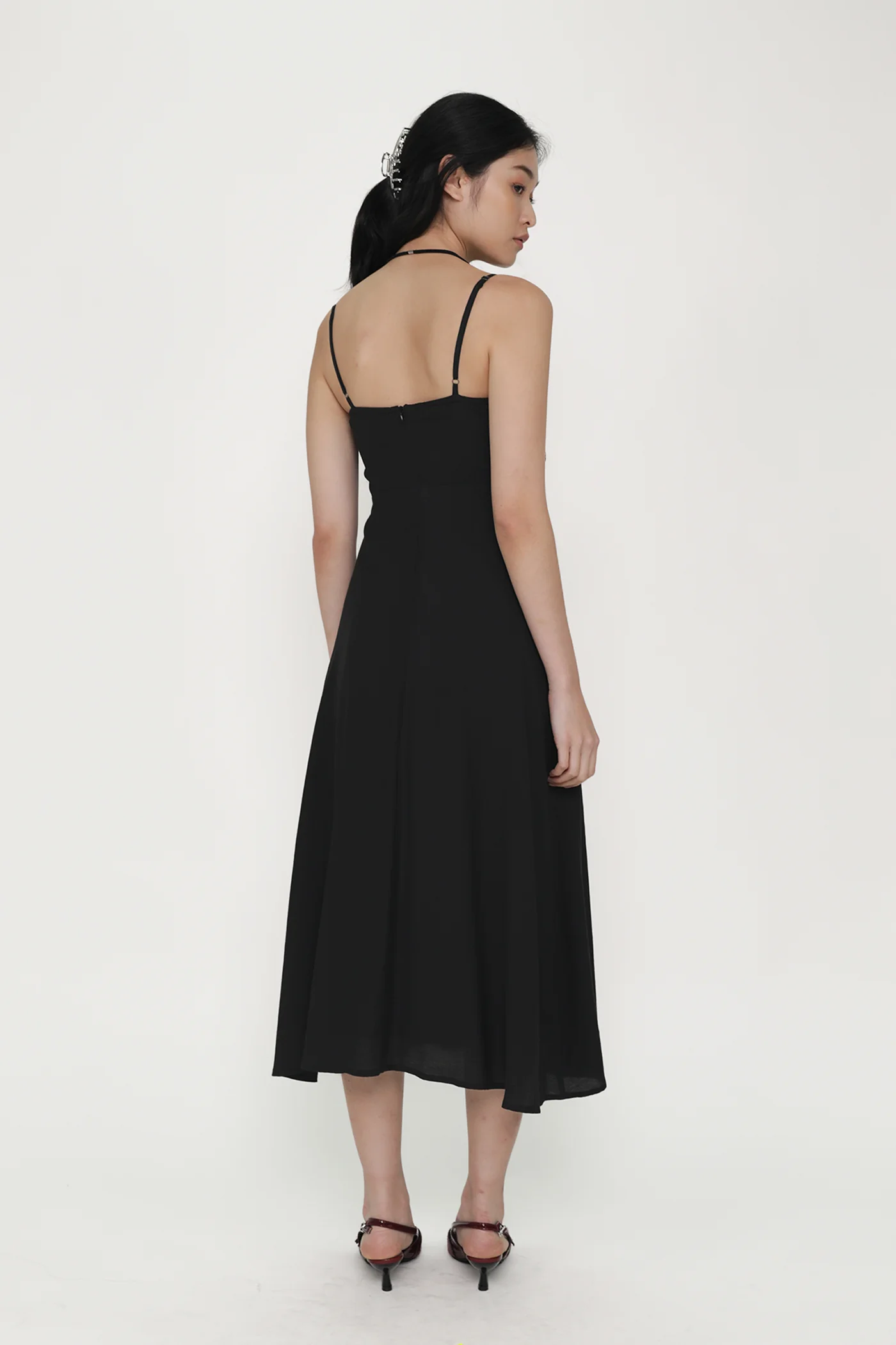 Maiya Pleated Midi Dress - Image 13