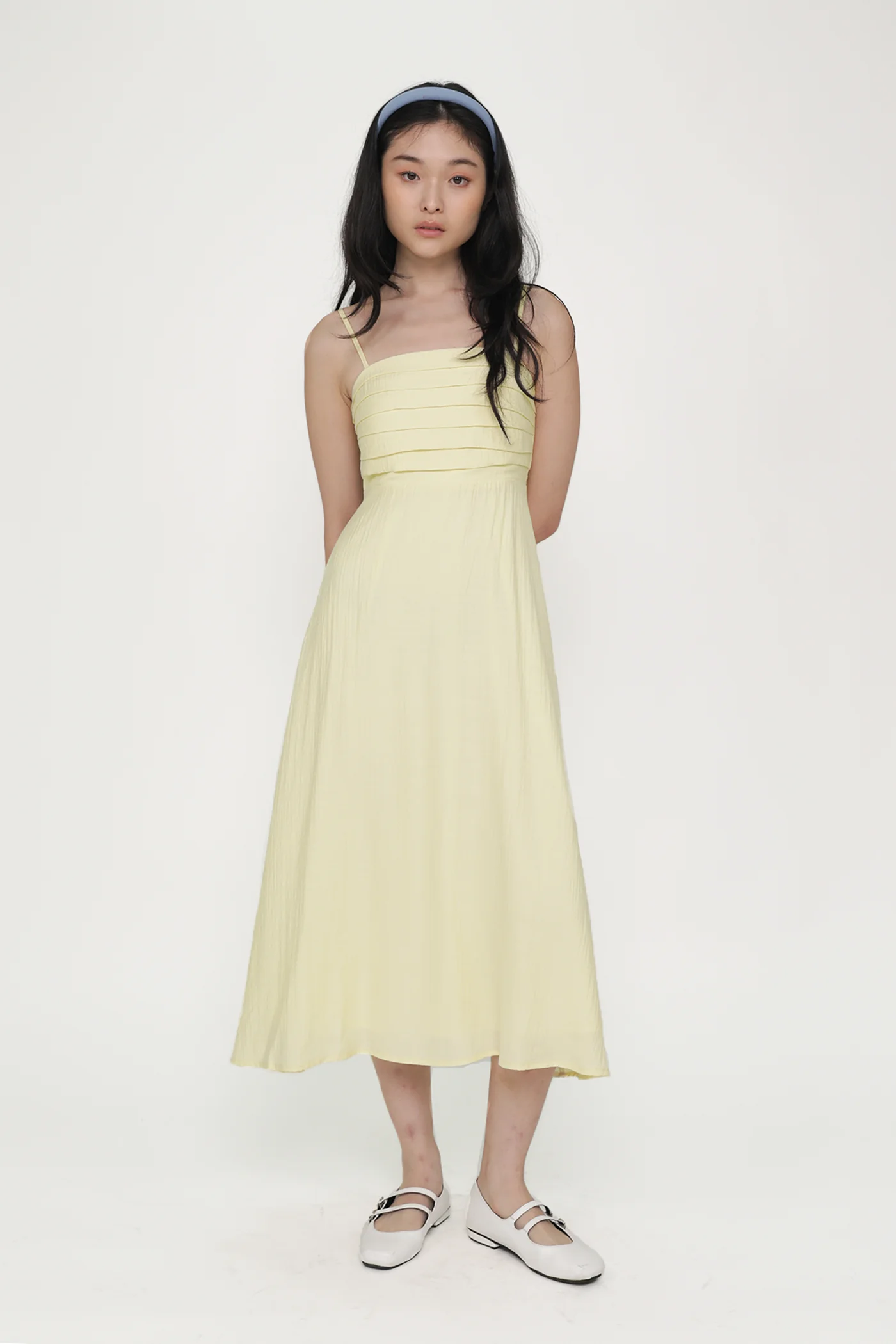 Maiya Pleated Midi Dress - Image 16
