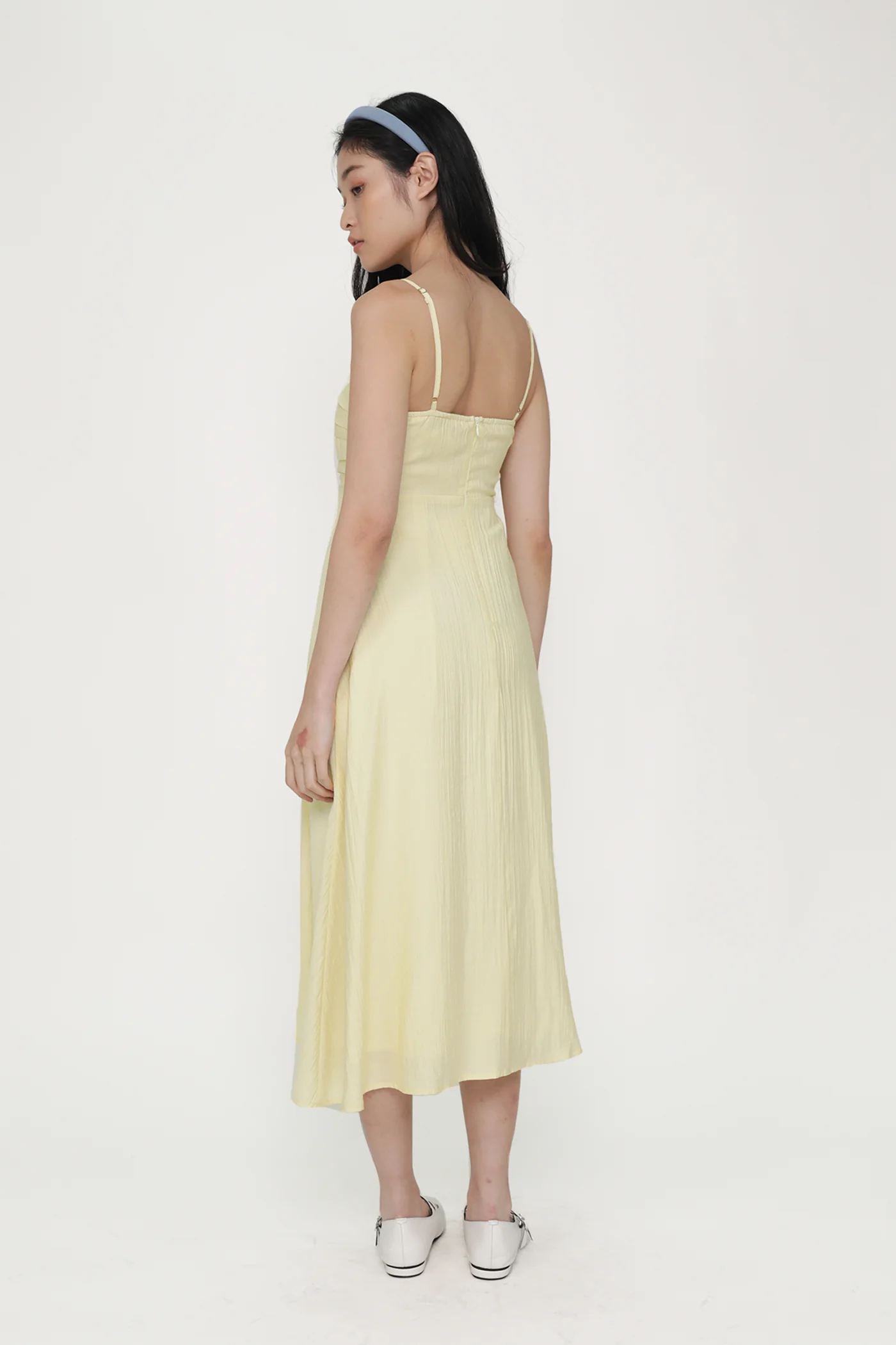 Maiya Pleated Midi Dress - Image 17