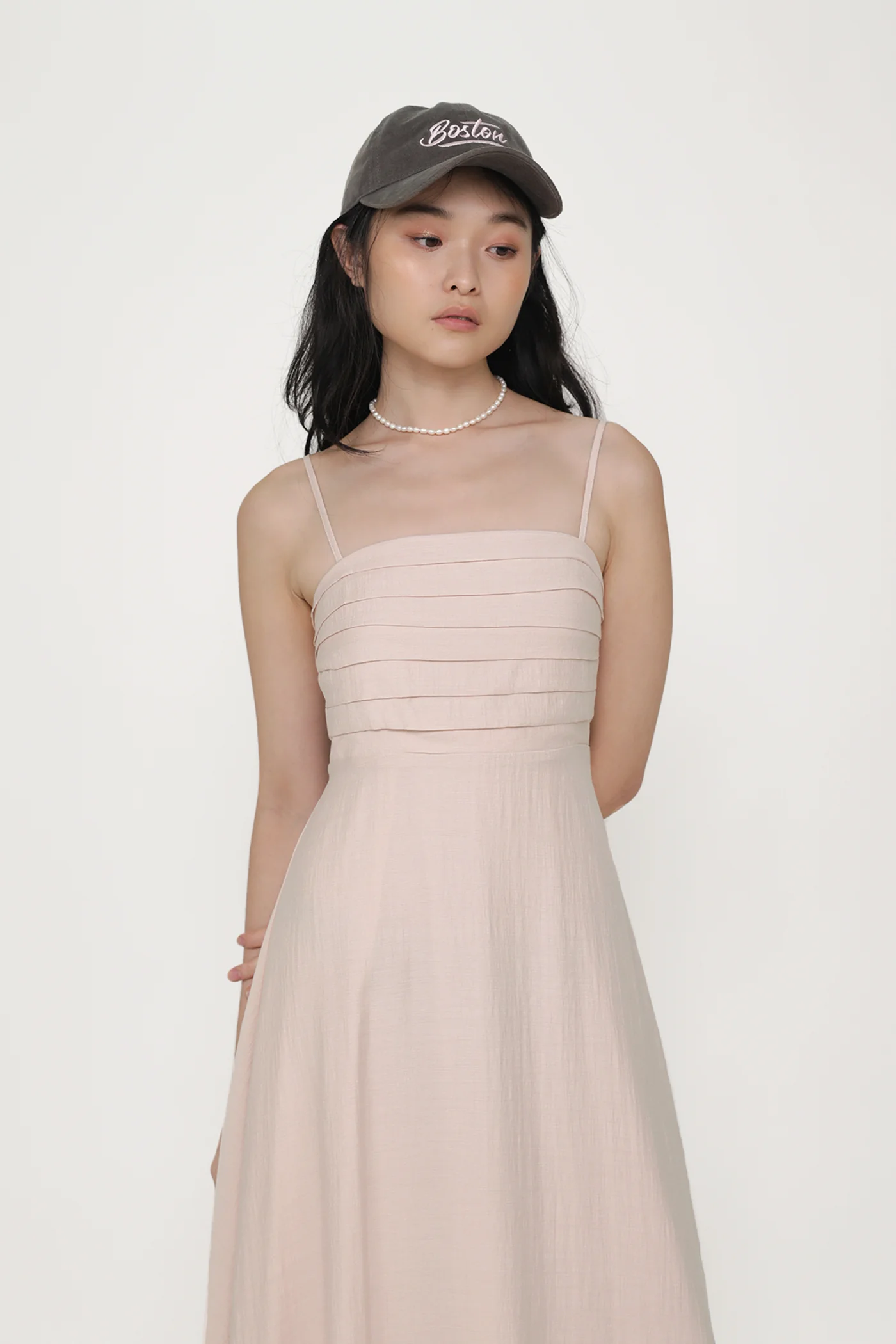 Maiya Pleated Midi Dress - Image 18