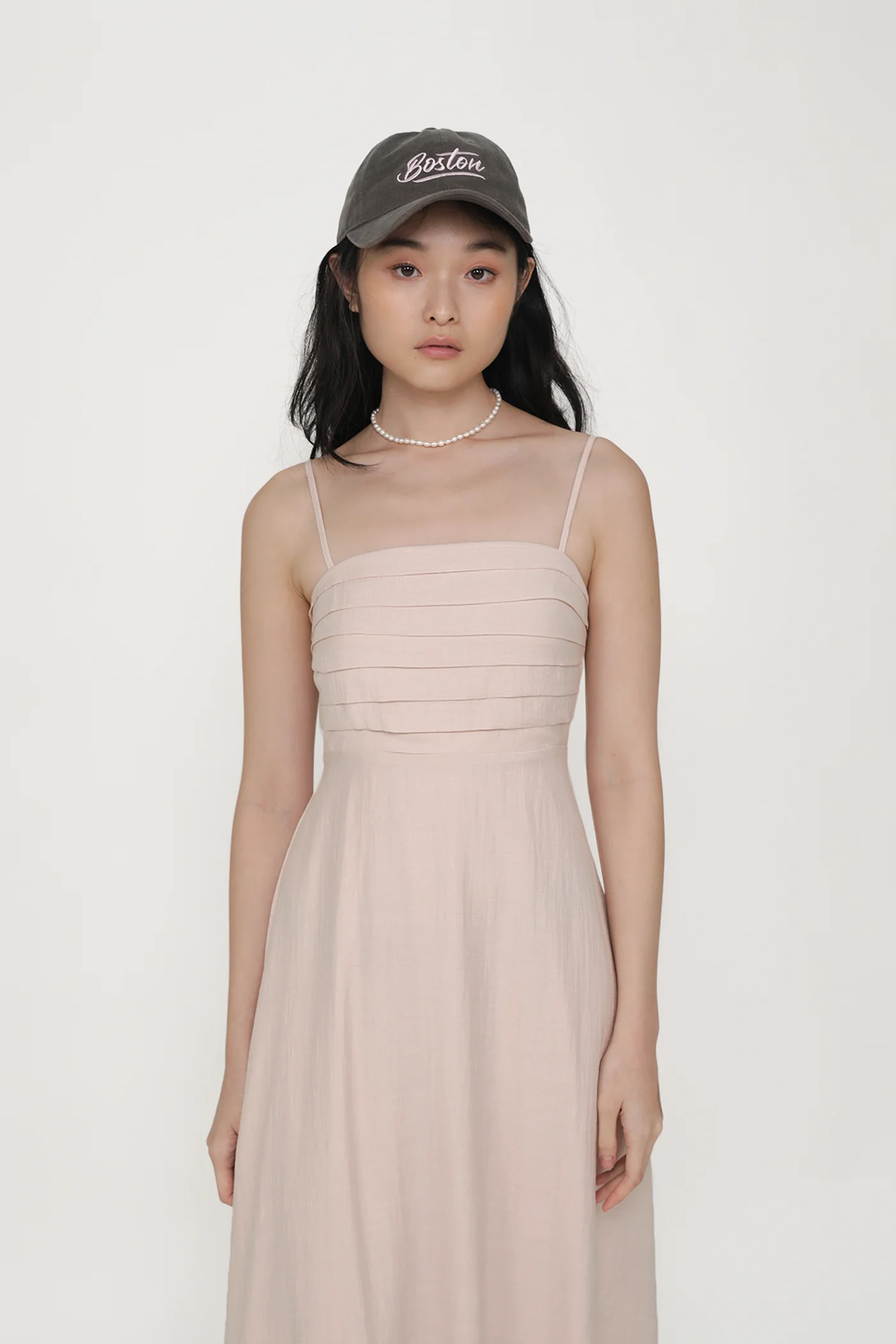 Maiya Pleated Midi Dress - Image 20