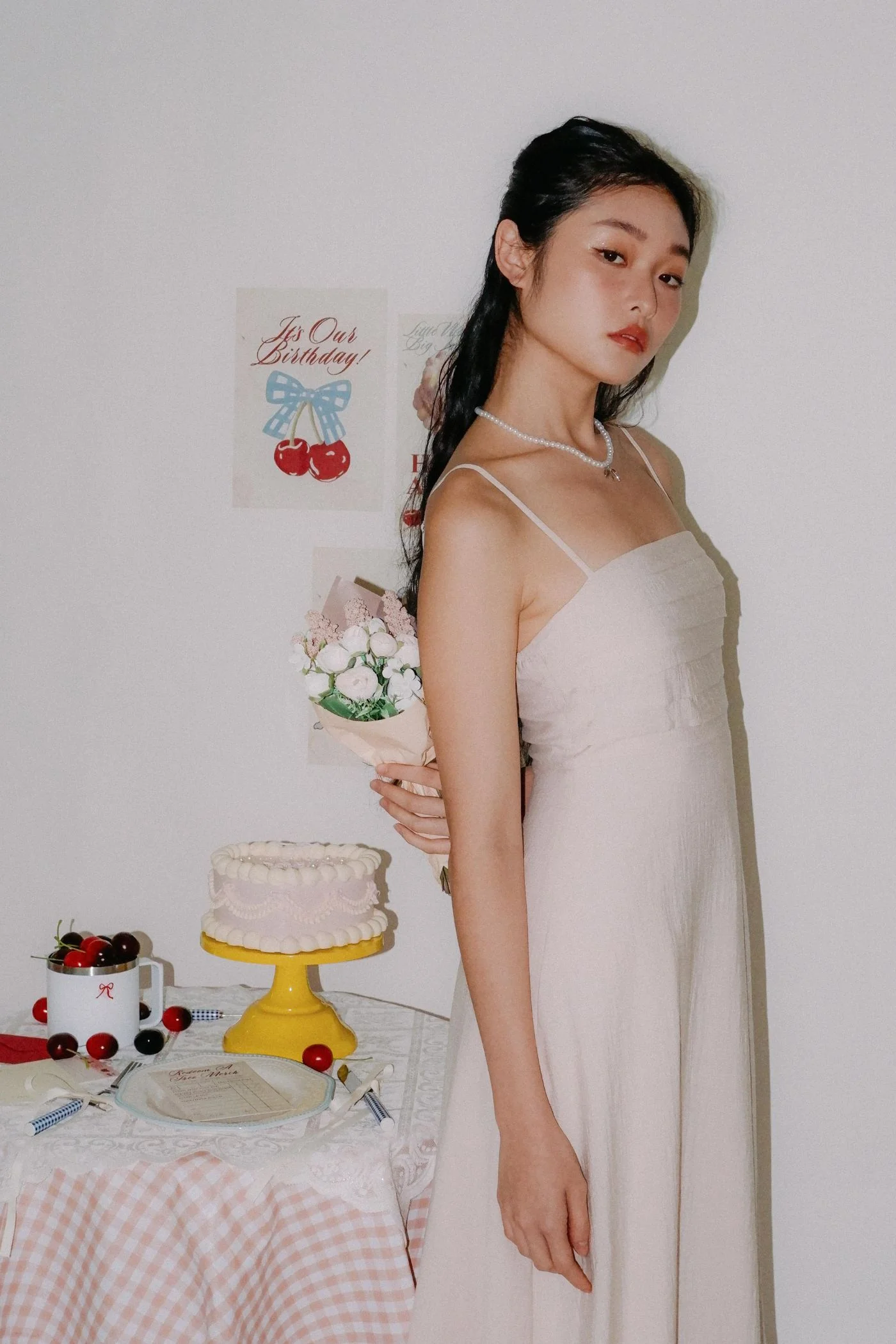 Maiya Pleated Midi Dress - Image 7