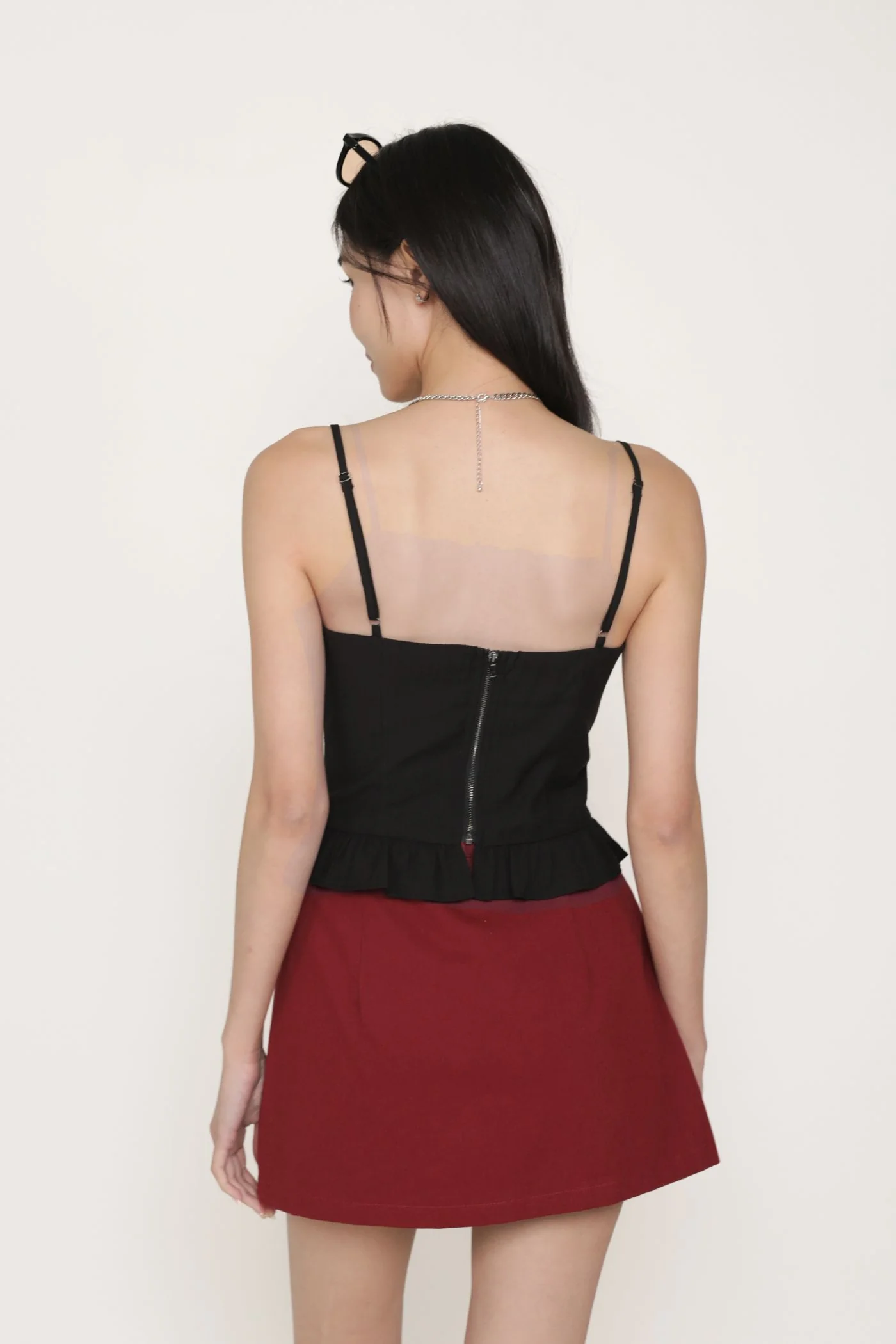 Majorie Lace Panelled Top - Image 14