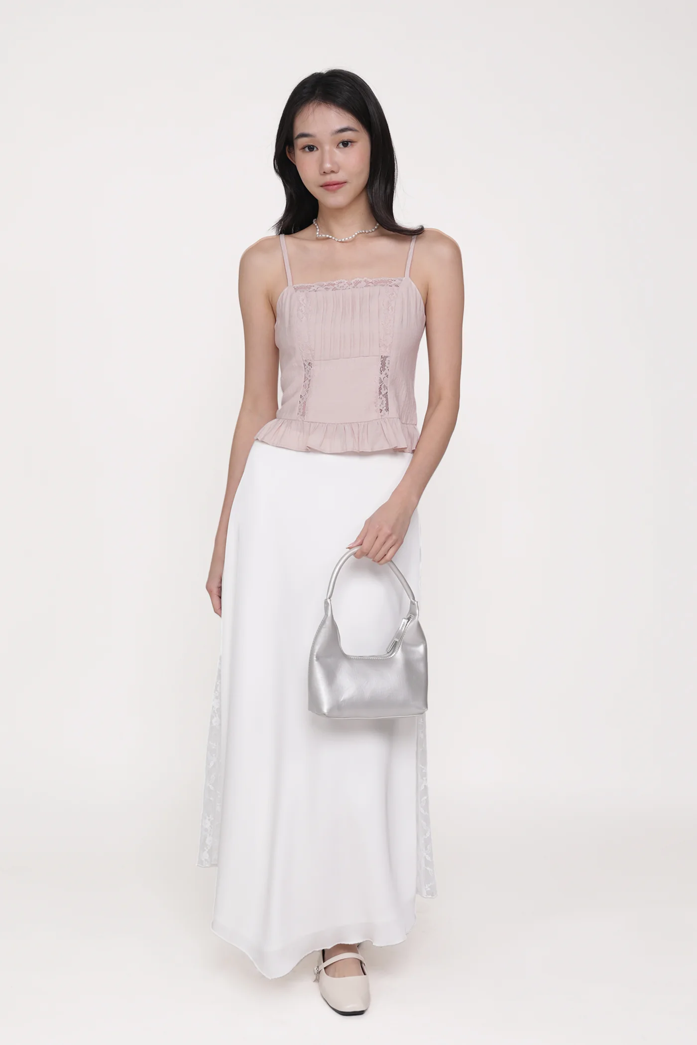 Majorie Lace Panelled Top - Image 16