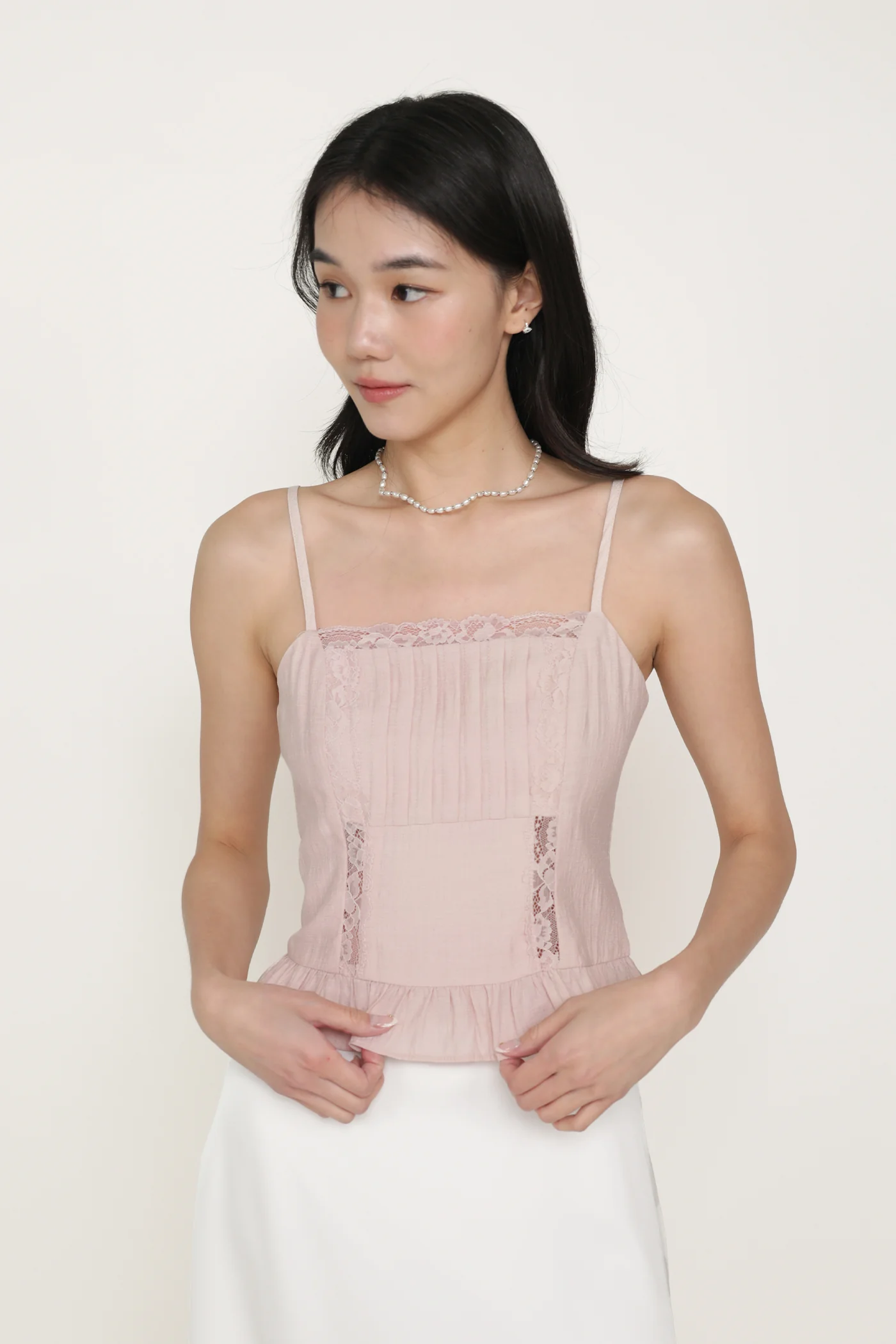 Majorie Lace Panelled Top - Image 19