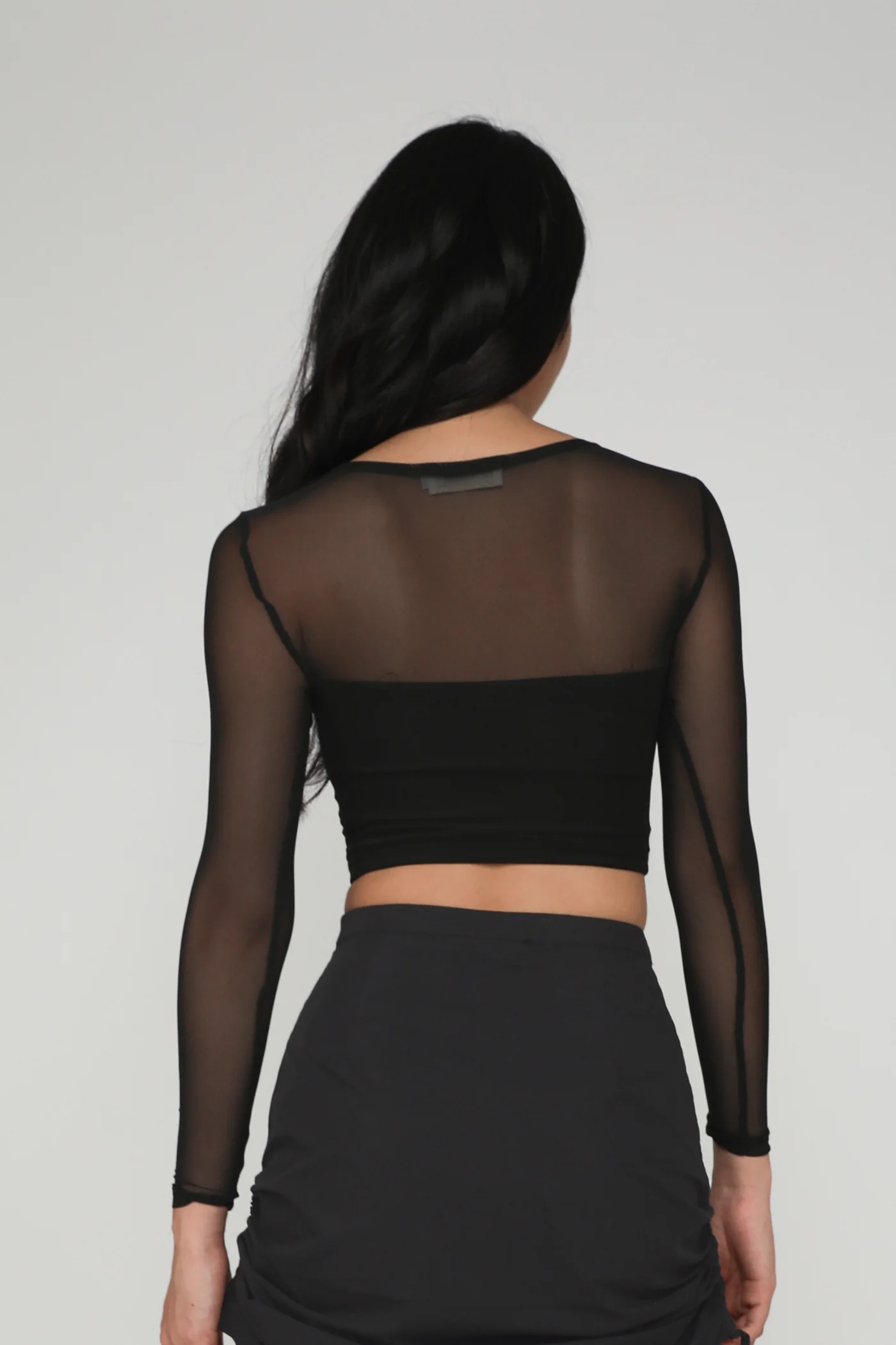 Marae Mesh Long Sleeve Padded Top - Image 13