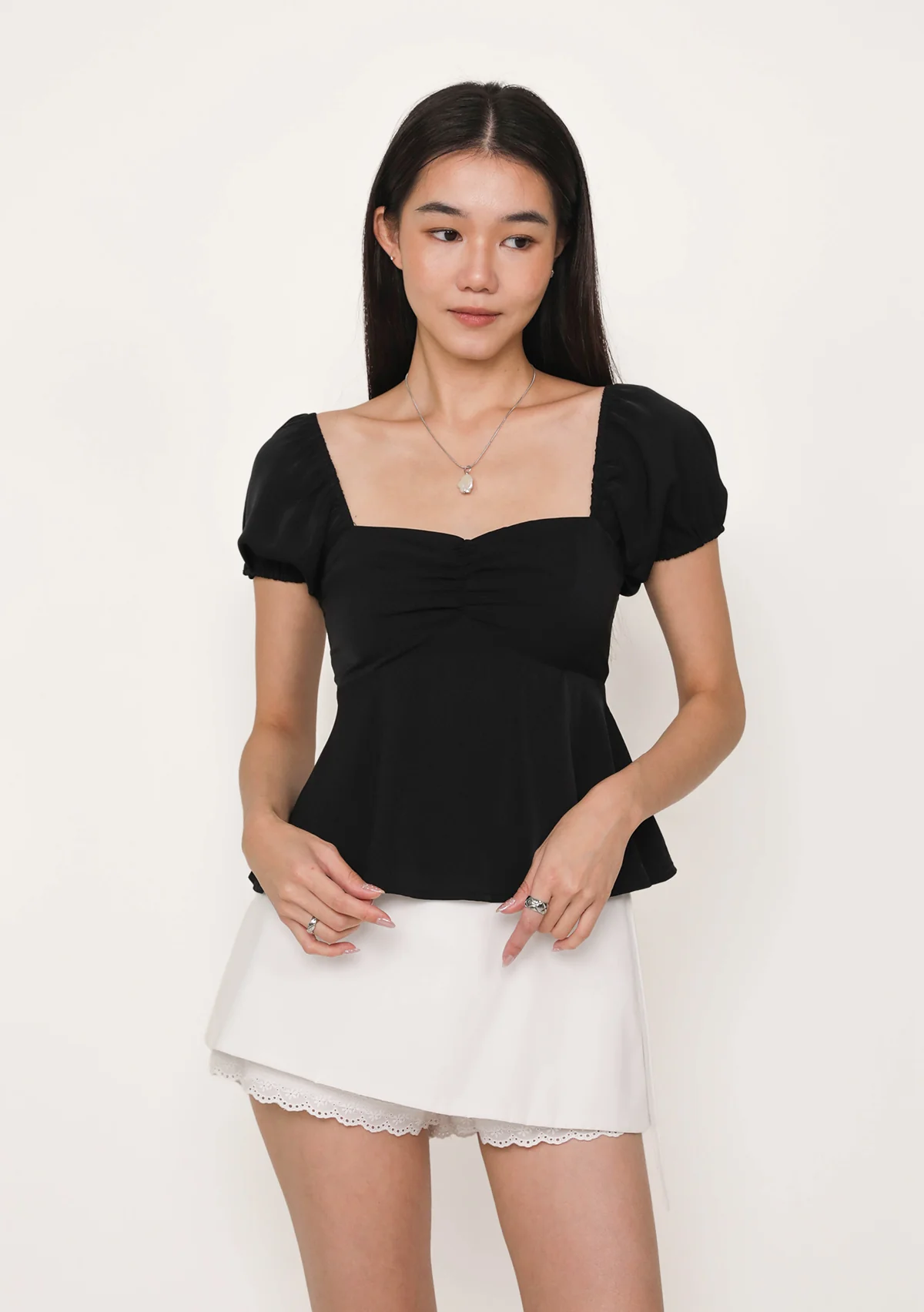 Marcella Sleeve Padded Top - Image 8