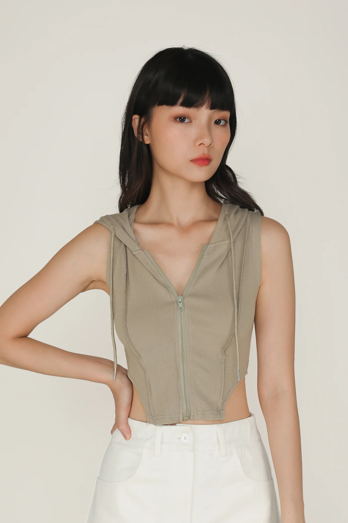 Mardi Hoodie Zip Up Top - Image 20