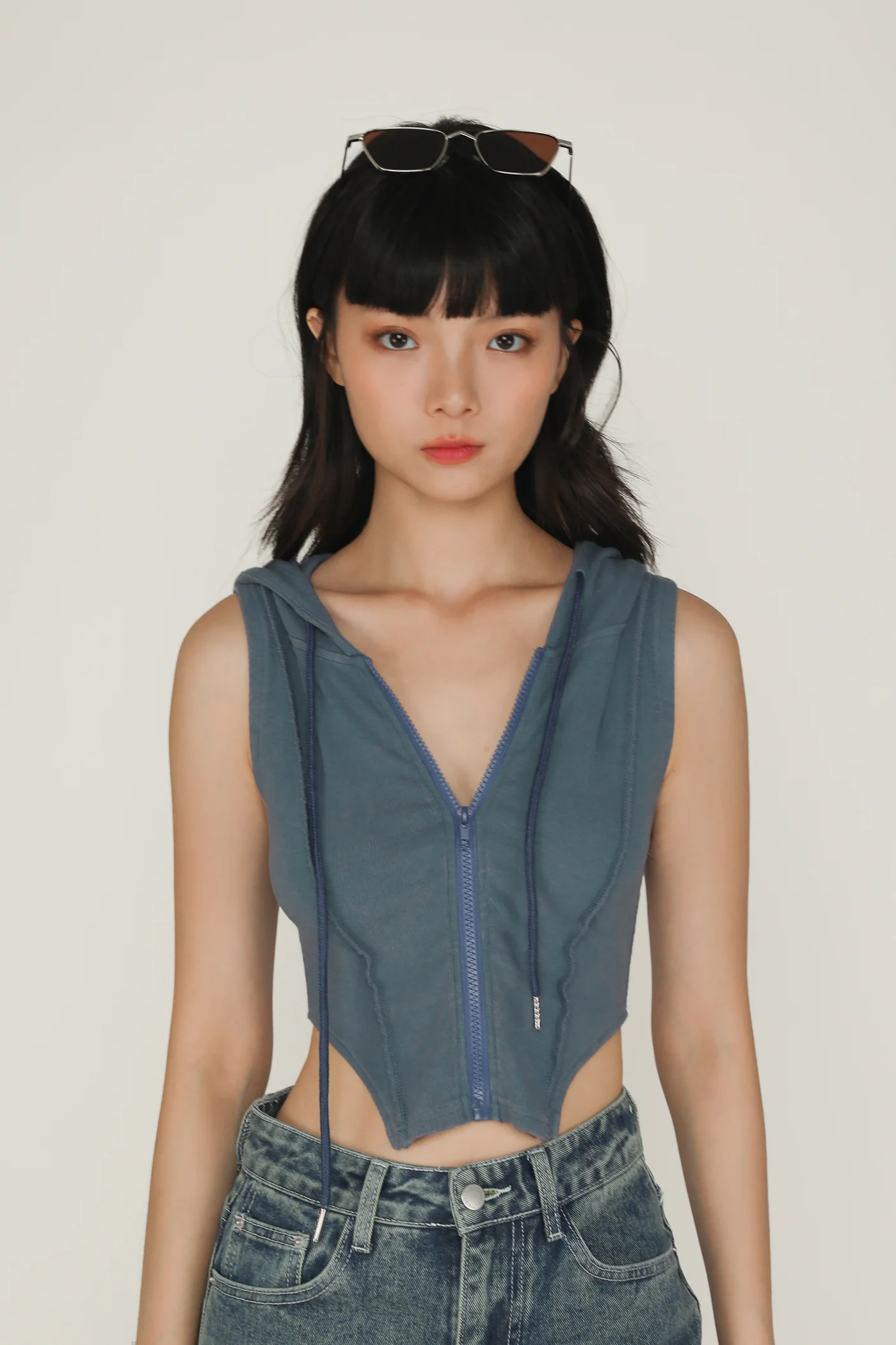 Mardi Hoodie Zip Up Top - Image 25