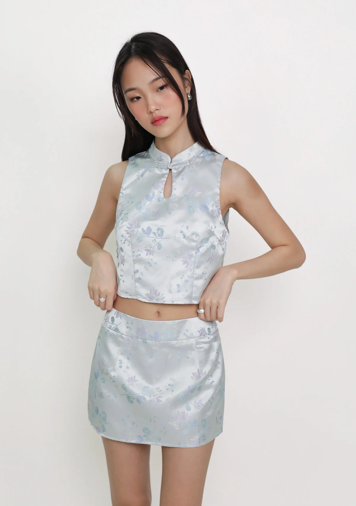 Maren Mid Rise Basic Skorts (Jacquard) - Image 12
