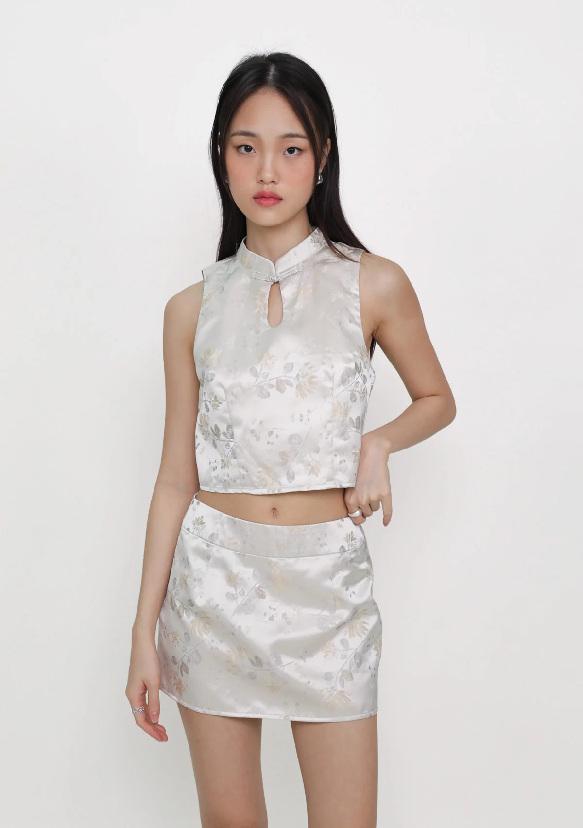 Maren Mid Rise Basic Skorts (Jacquard) - Image 4