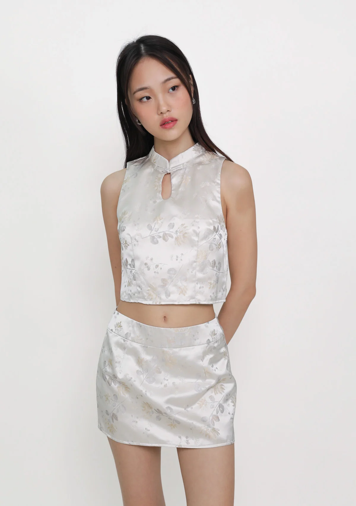 Maren Mid Rise Basic Skorts (Jacquard) - Image 5