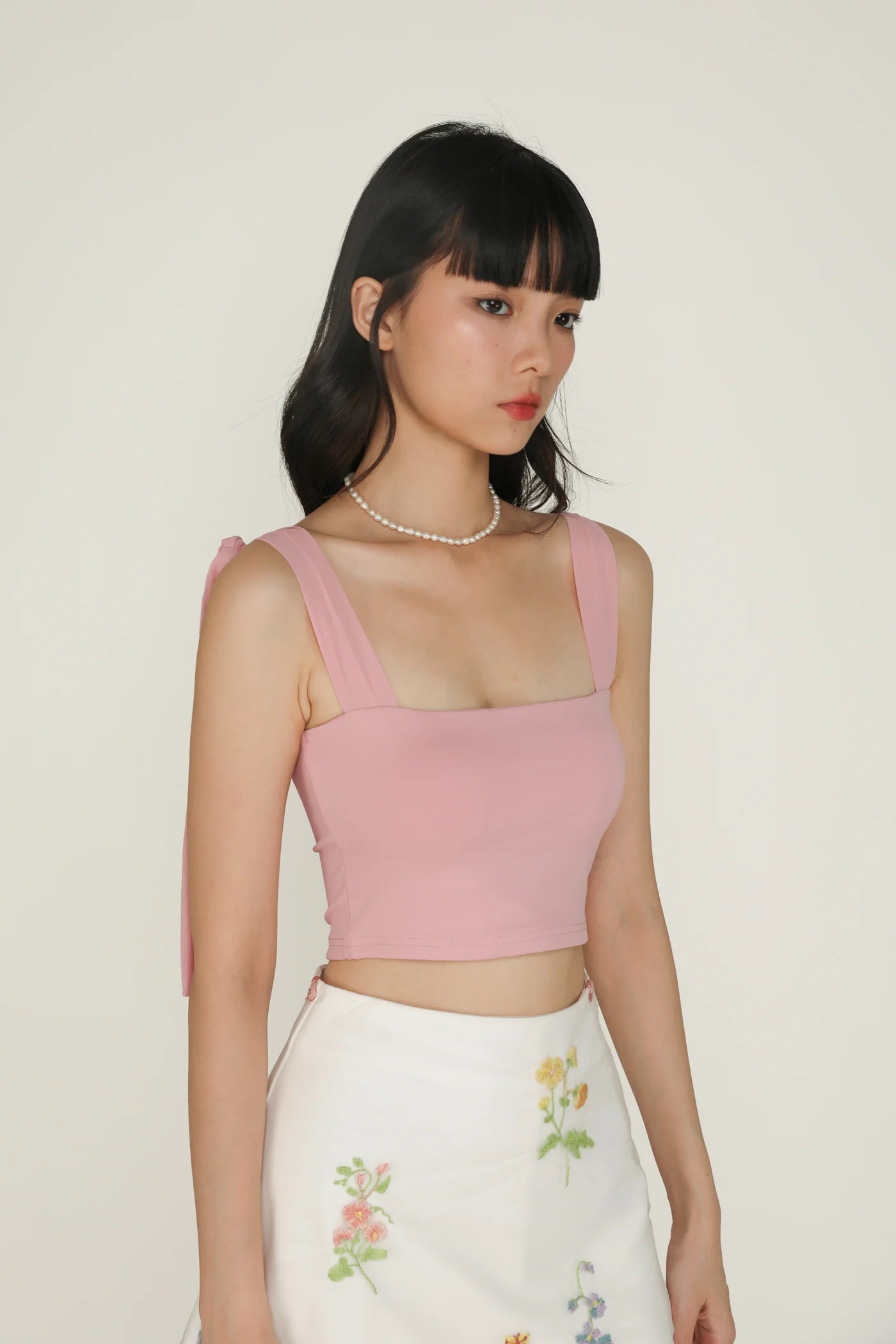 Margie Ribbon Padded Crop Top - Image 15
