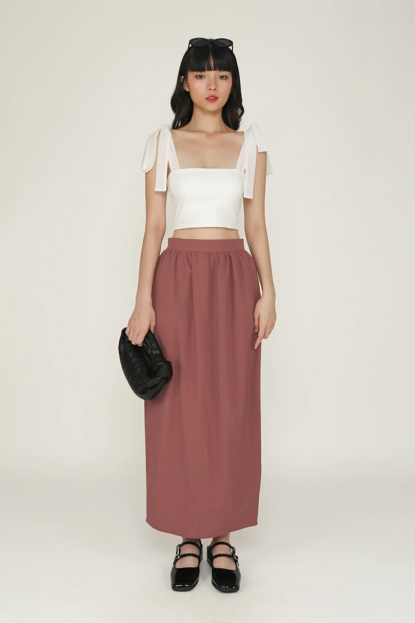 Margie Ribbon Padded Crop Top - Image 6