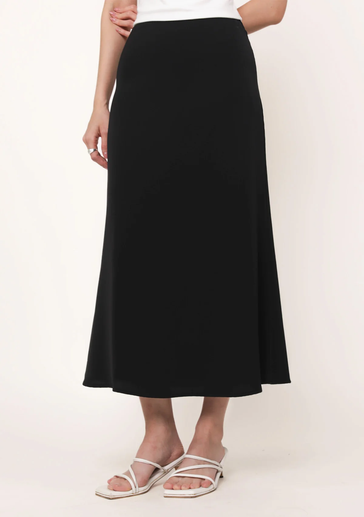 Marilyn Bias Cut Midi Skirt - Image 14