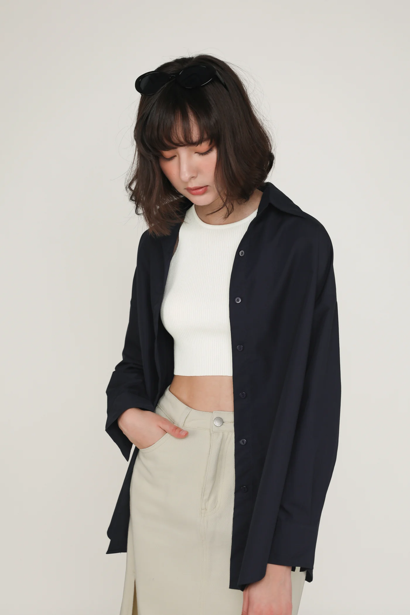 Martin Structured Oversized Shirt - Image 10