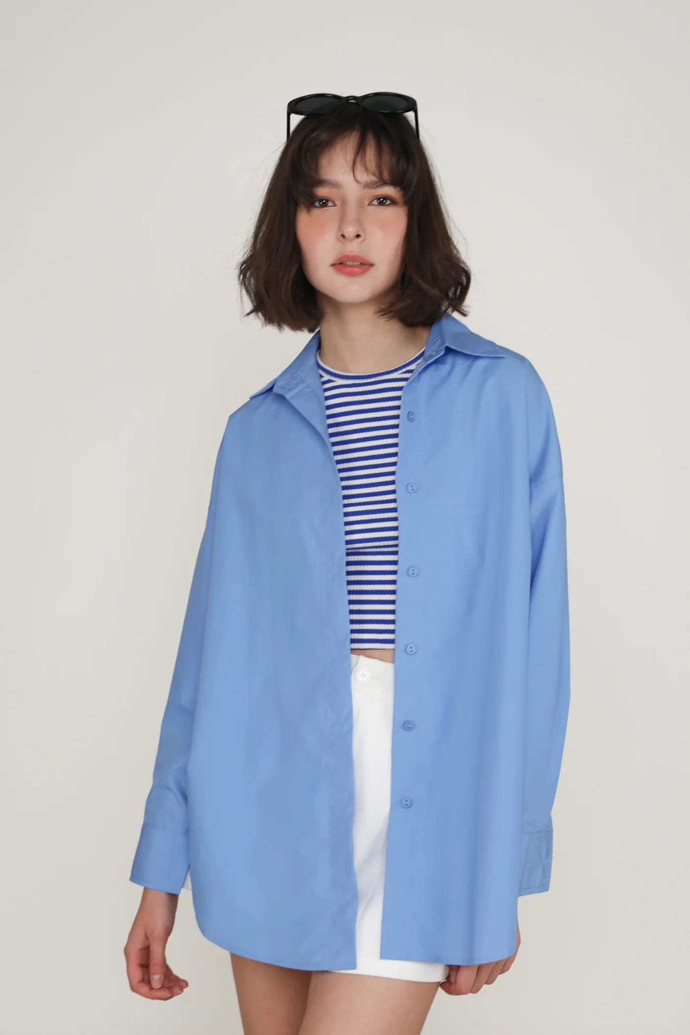 Martin Structured Oversized Shirt - Image 19