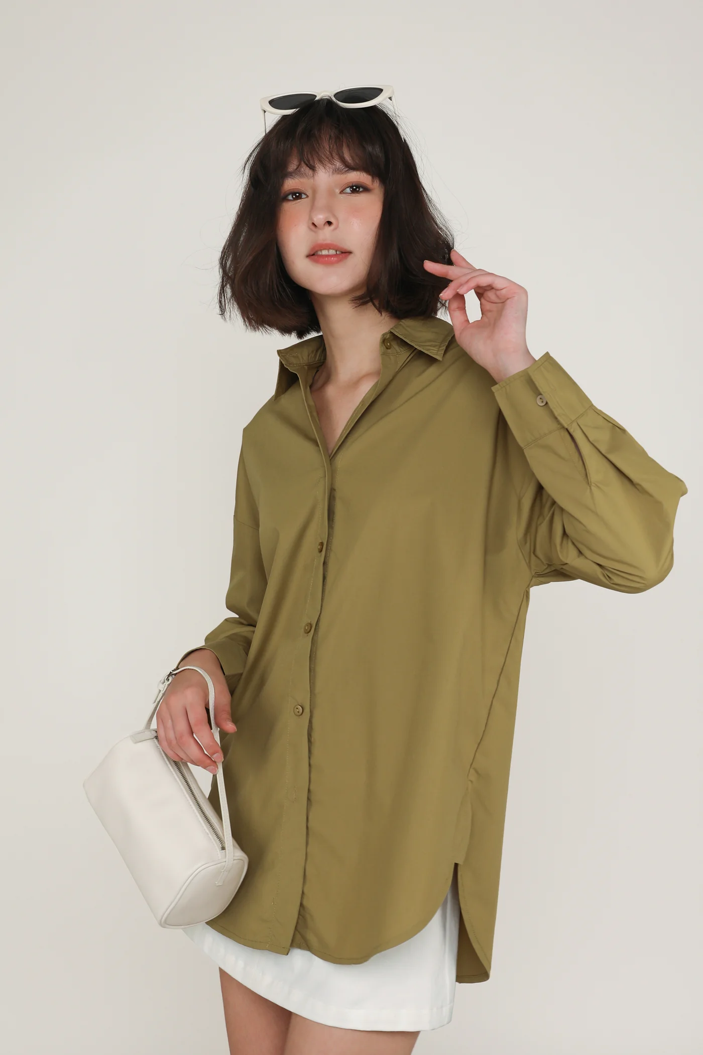 Martin Structured Oversized Shirt - Image 22