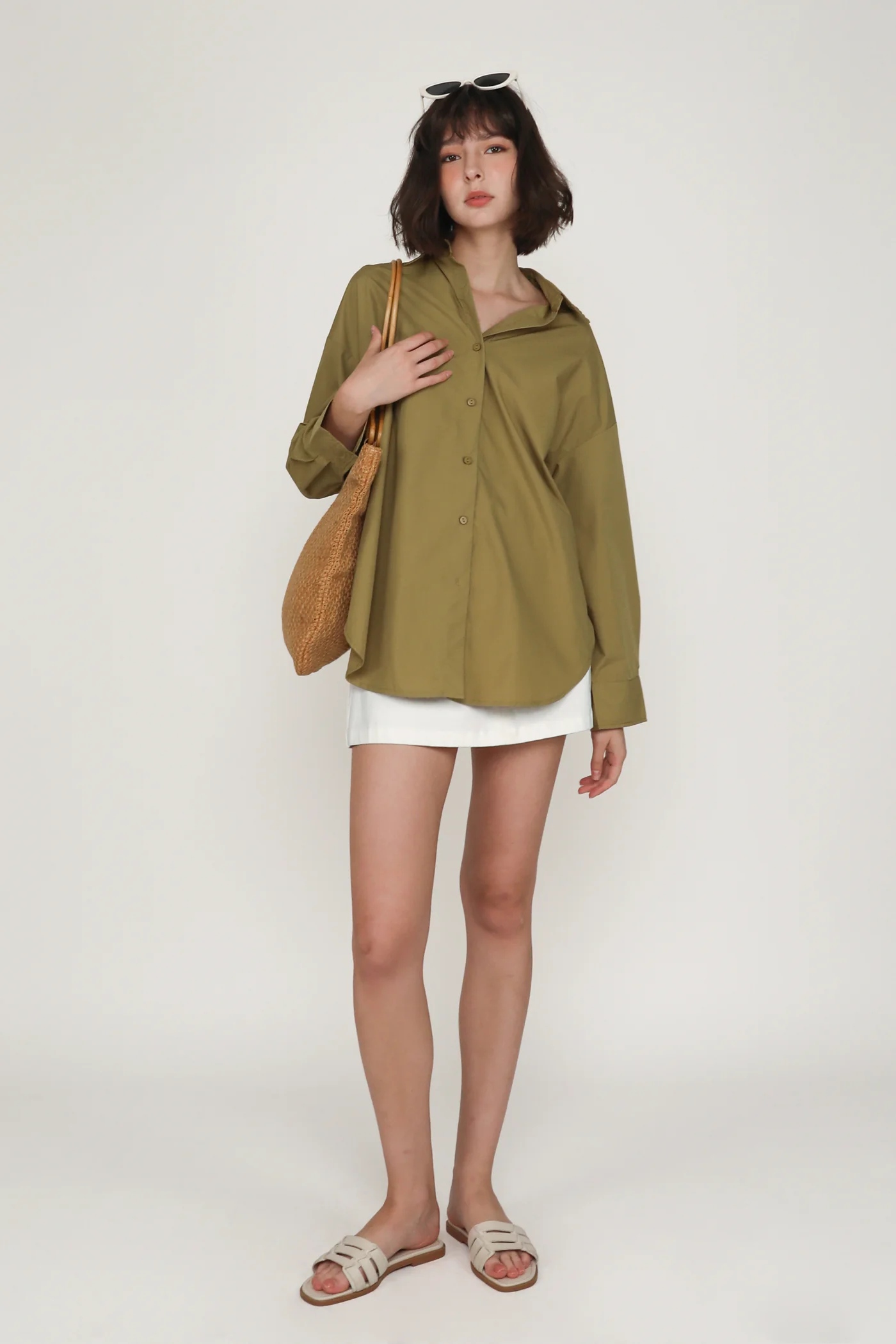 Martin Structured Oversized Shirt - Image 27