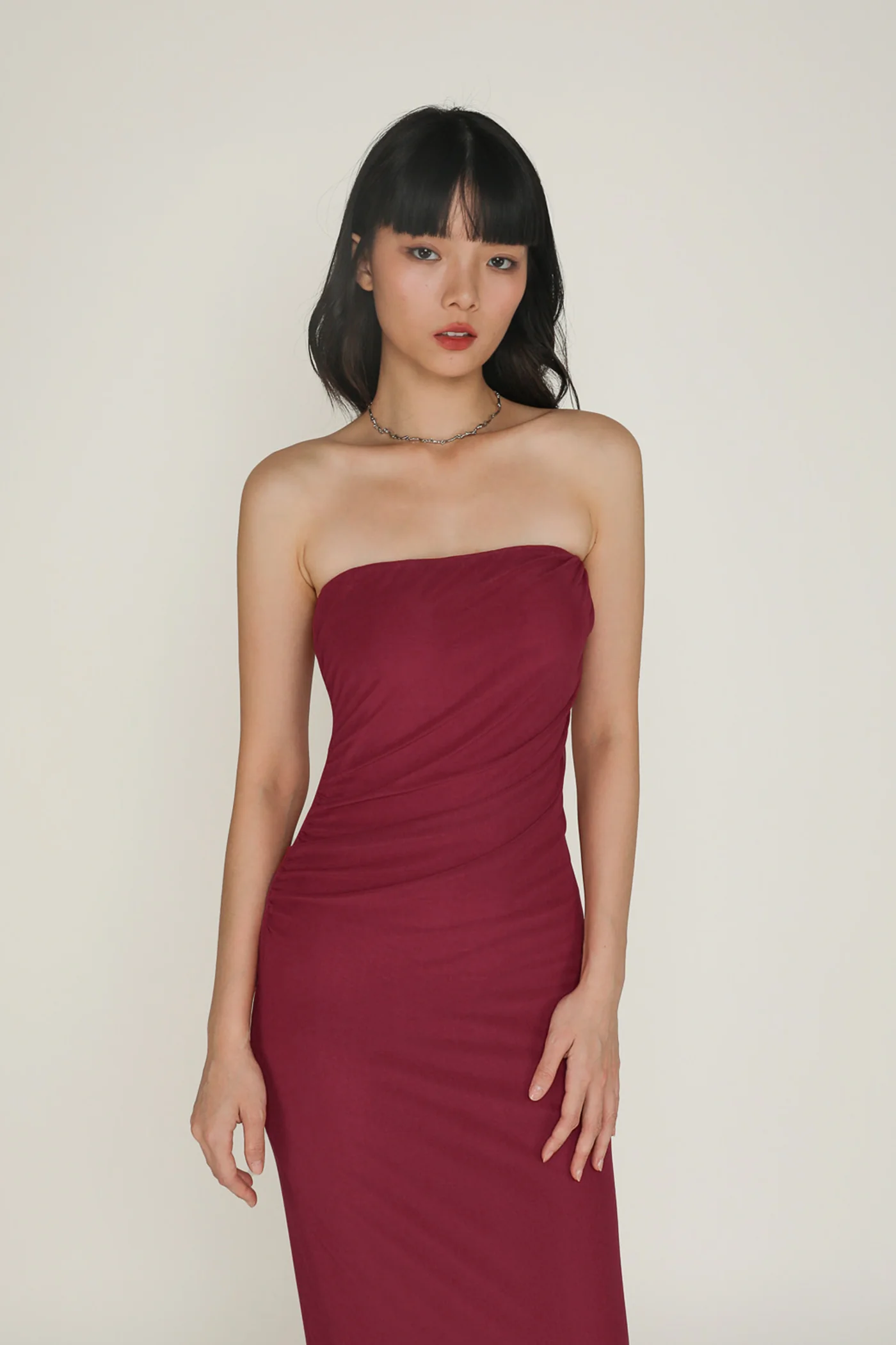 Martina Mesh Tube Padded Dress - Image 12