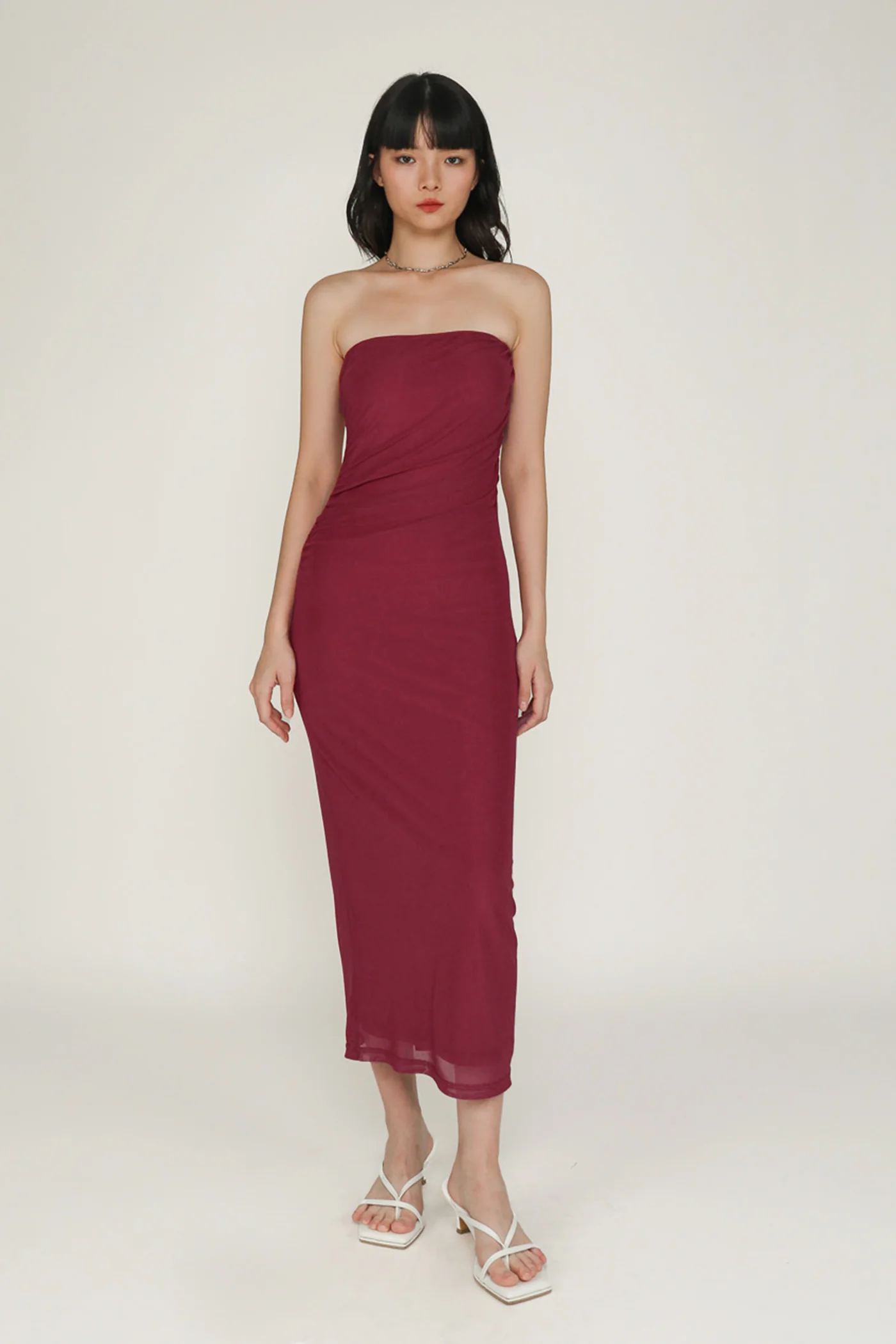 Martina Mesh Tube Padded Dress - Image 13