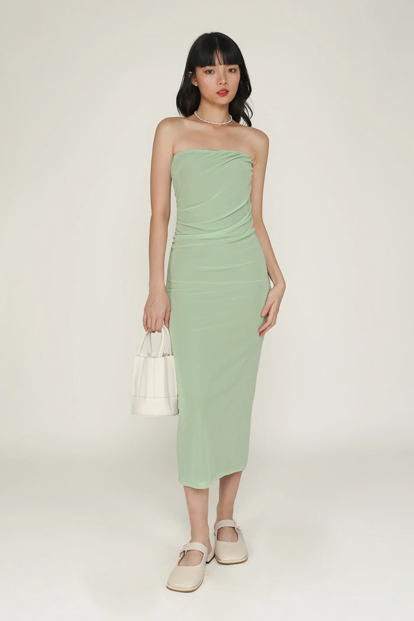 Martina Mesh Tube Padded Dress - Image 15