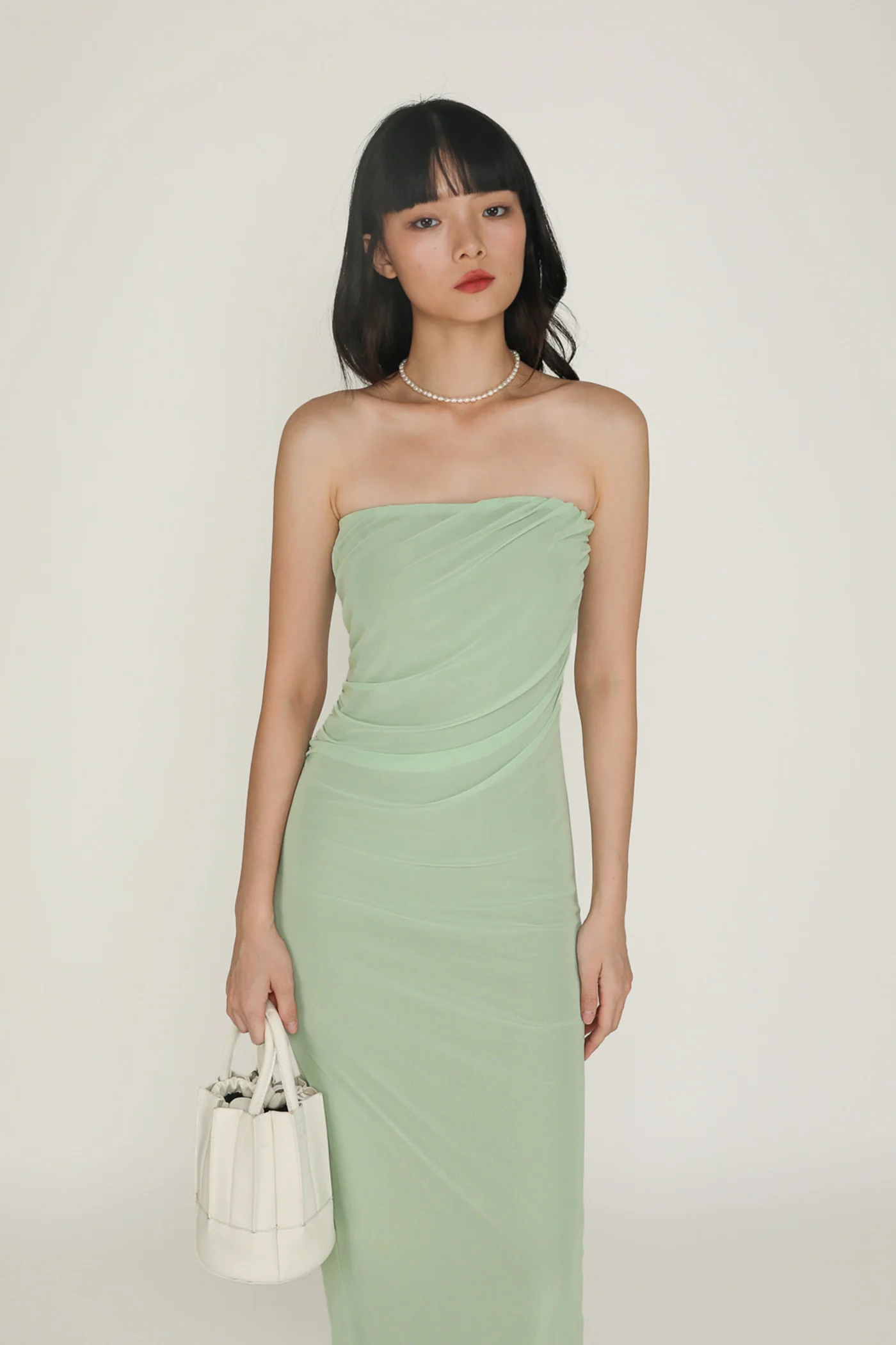 Martina Mesh Tube Padded Dress - Image 16