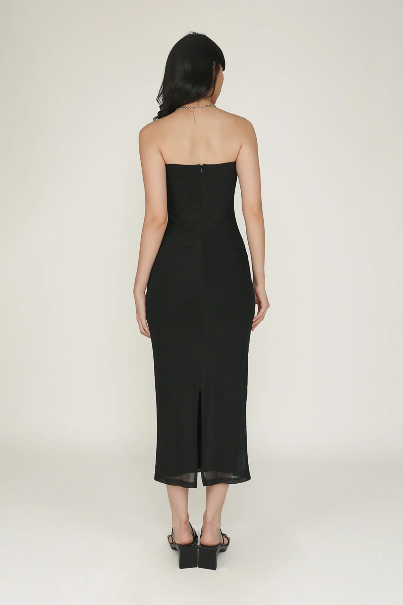 Martina Mesh Tube Padded Dress - Image 7