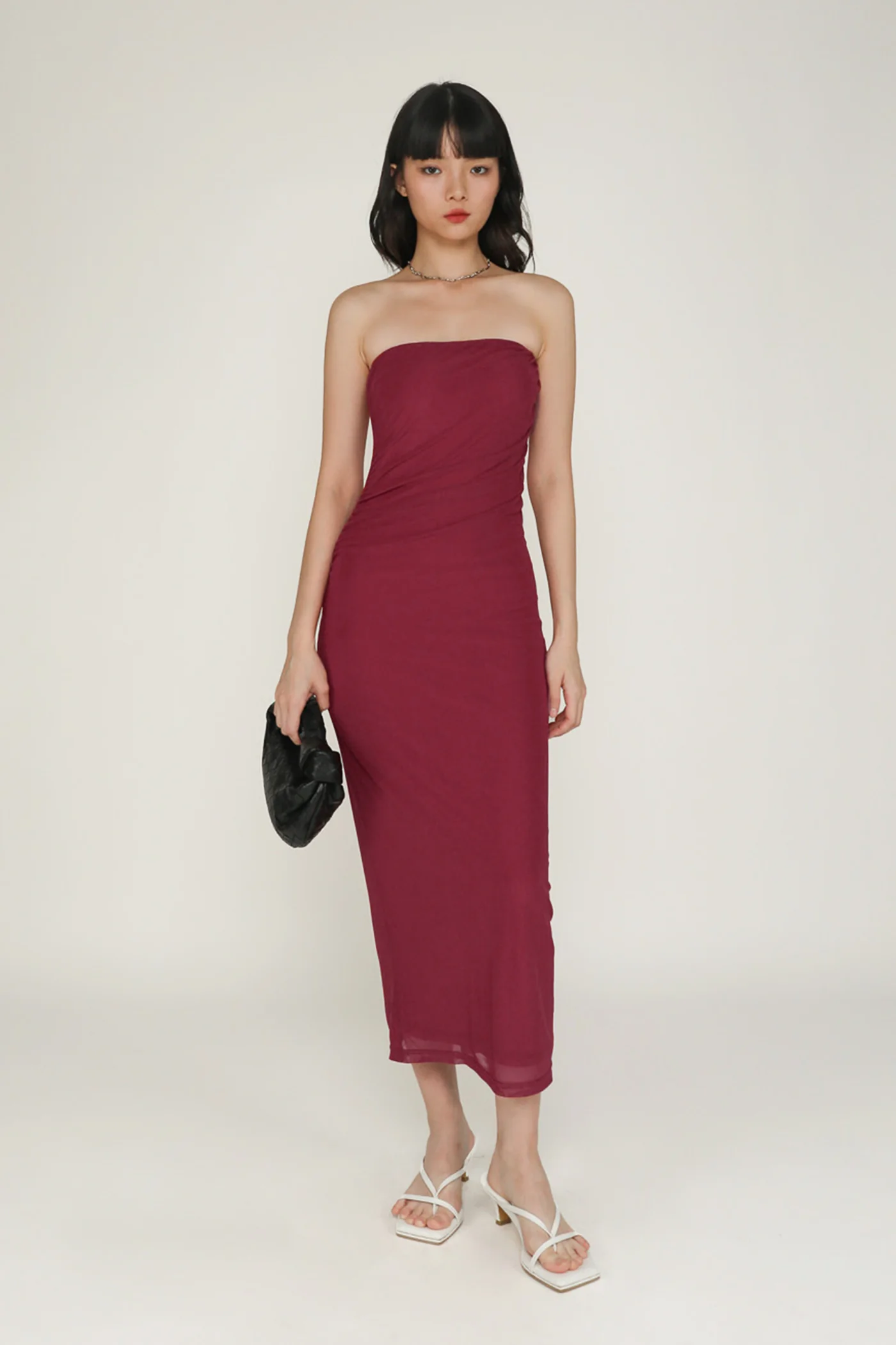 Martina Mesh Tube Padded Dress - Image 9
