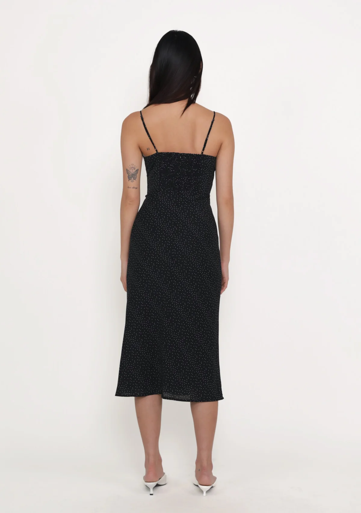 Maryanne Ruched Front Dress (Polka Dot) - Image 10