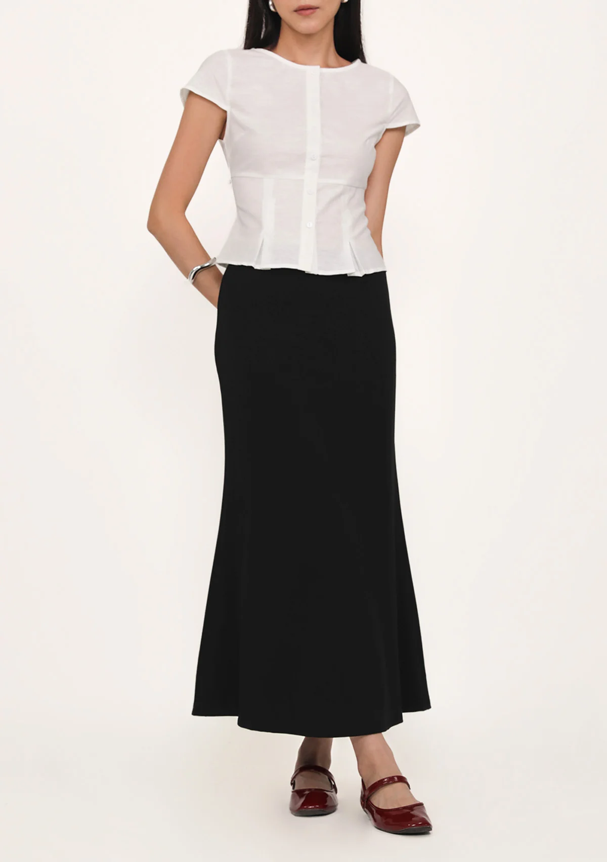 Colette Bias Cut Maxi Skirt - Image 5