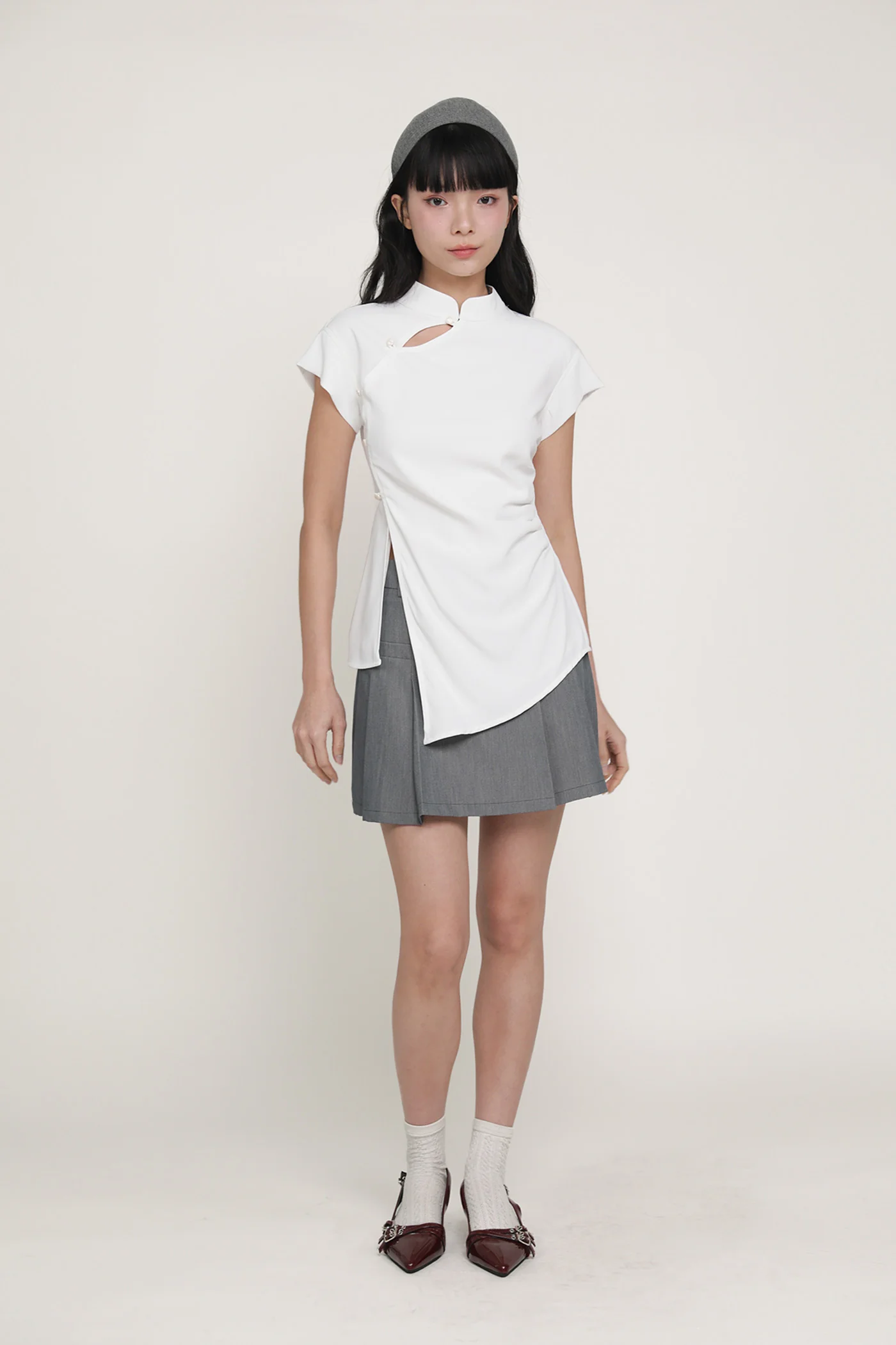 Melinda Longline Qipao Top