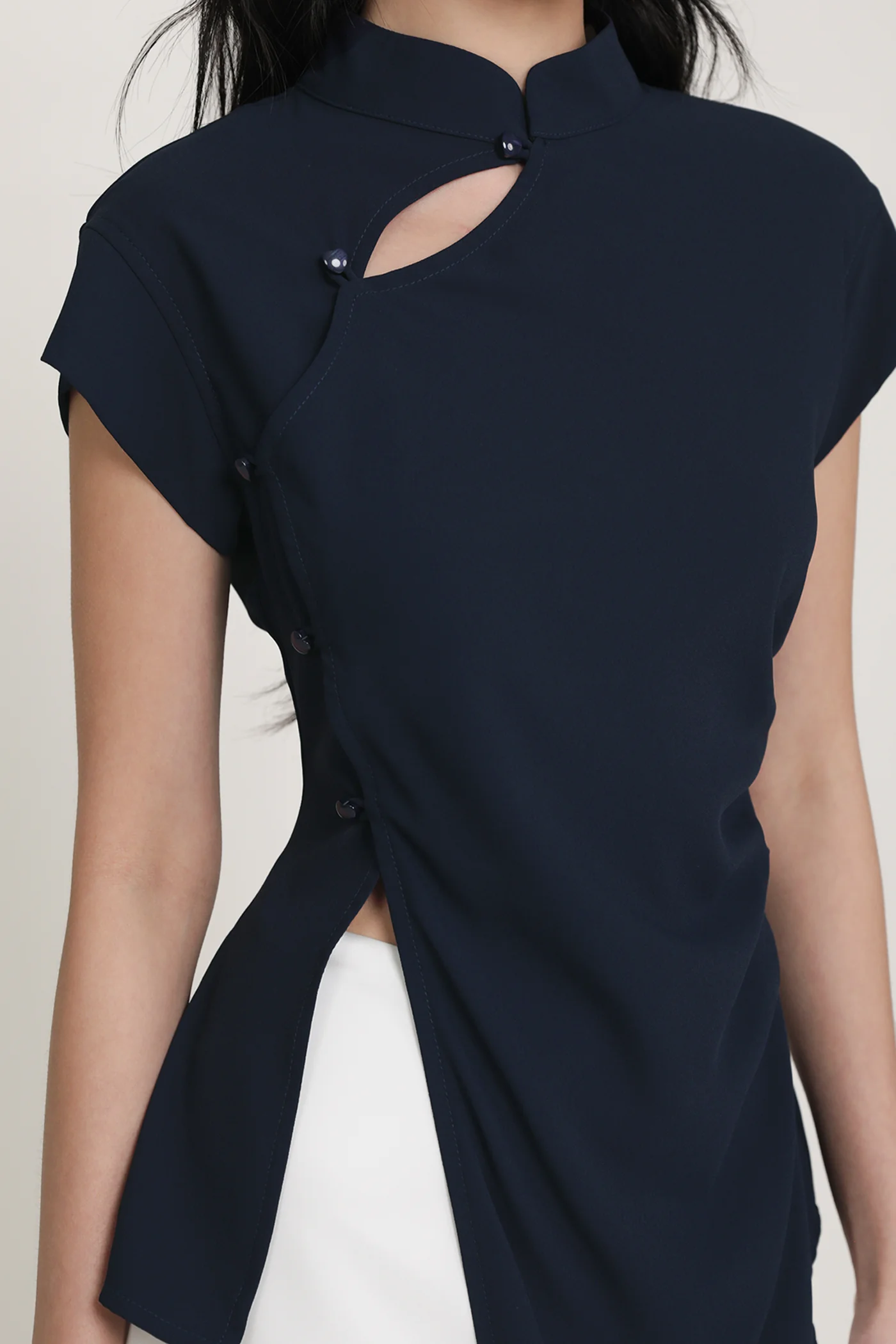 Melinda Longline Qipao Top - Image 12