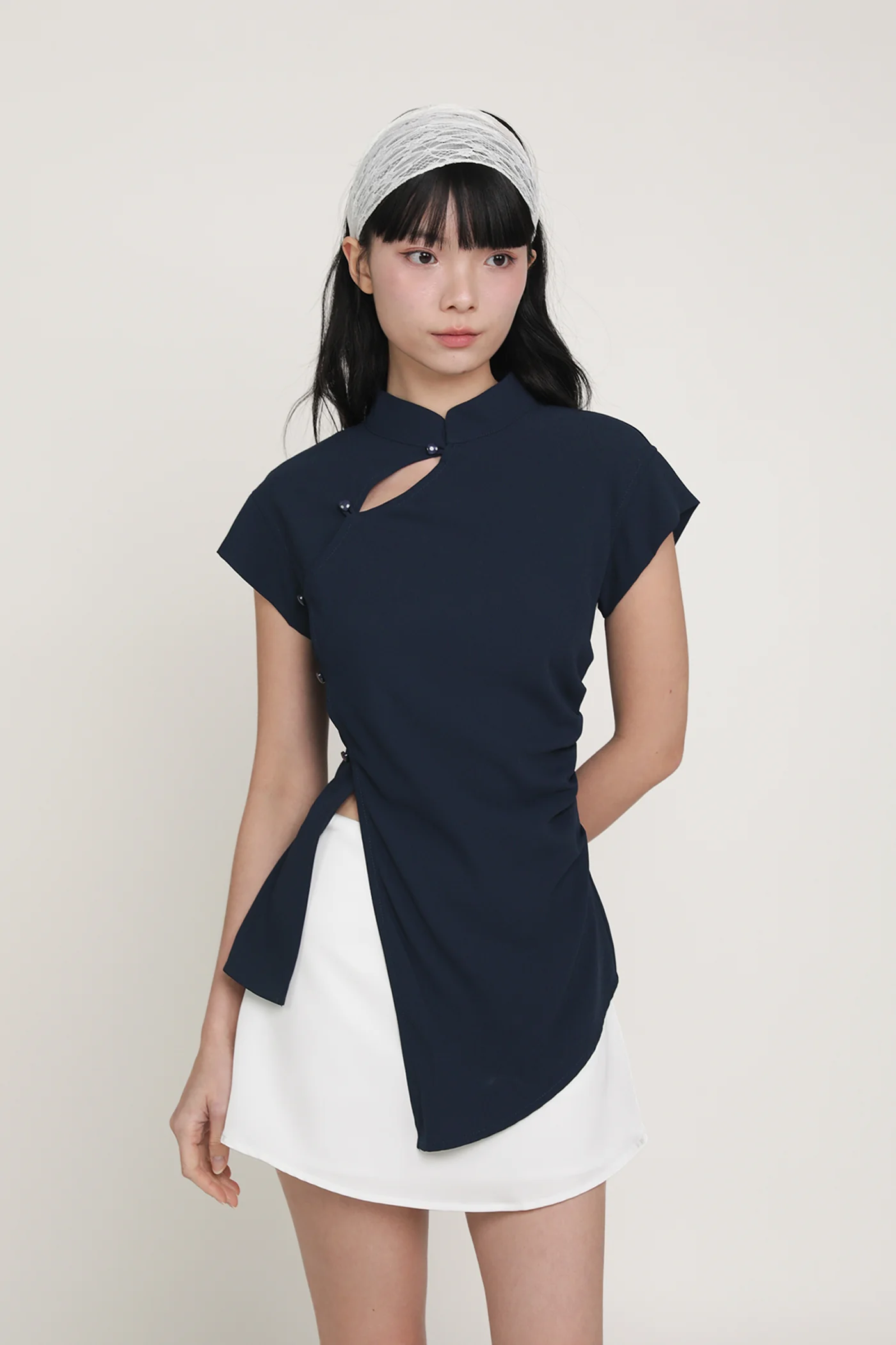 Melinda Longline Qipao Top - Image 13