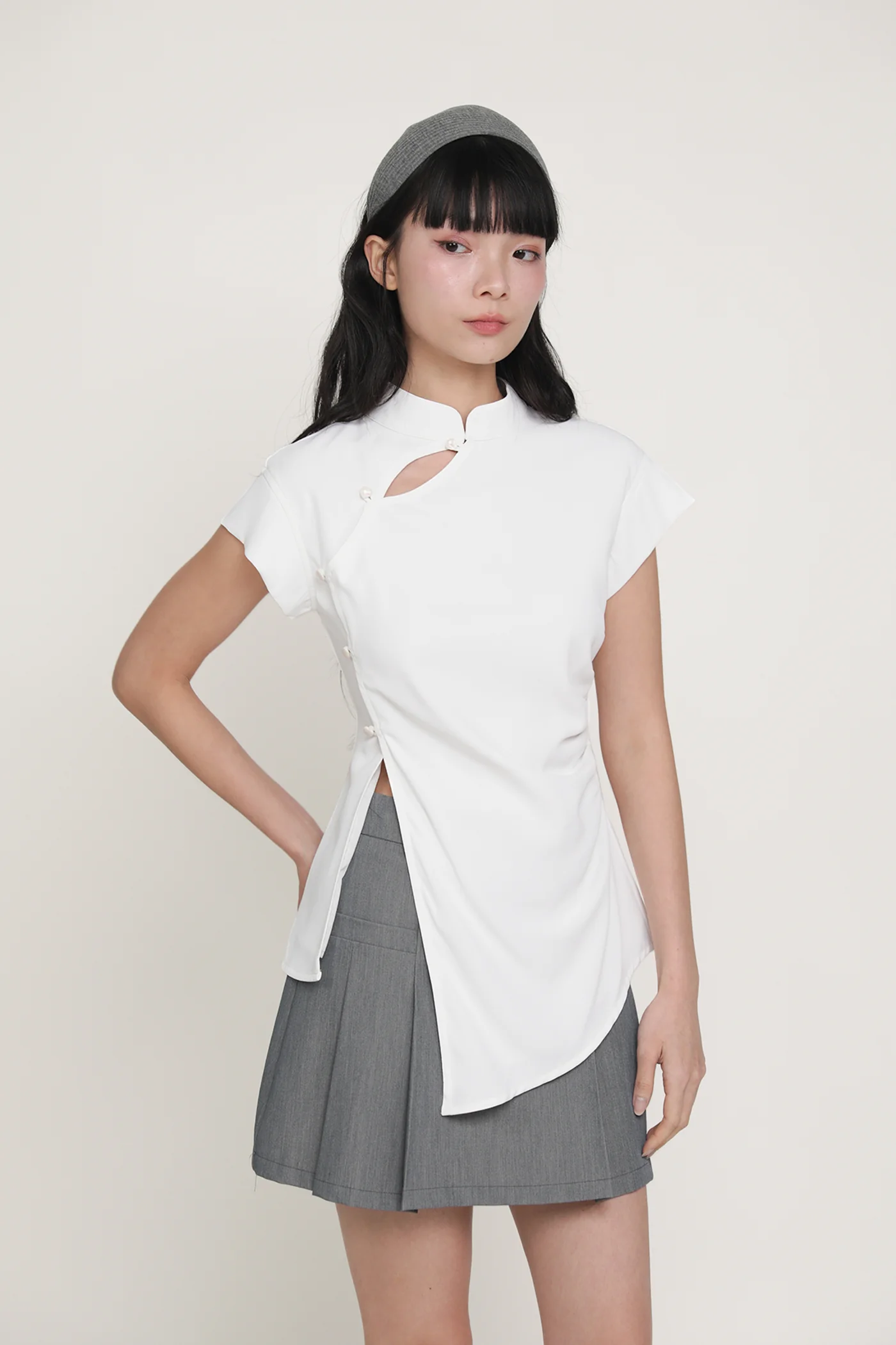 Melinda Longline Qipao Top - Image 3