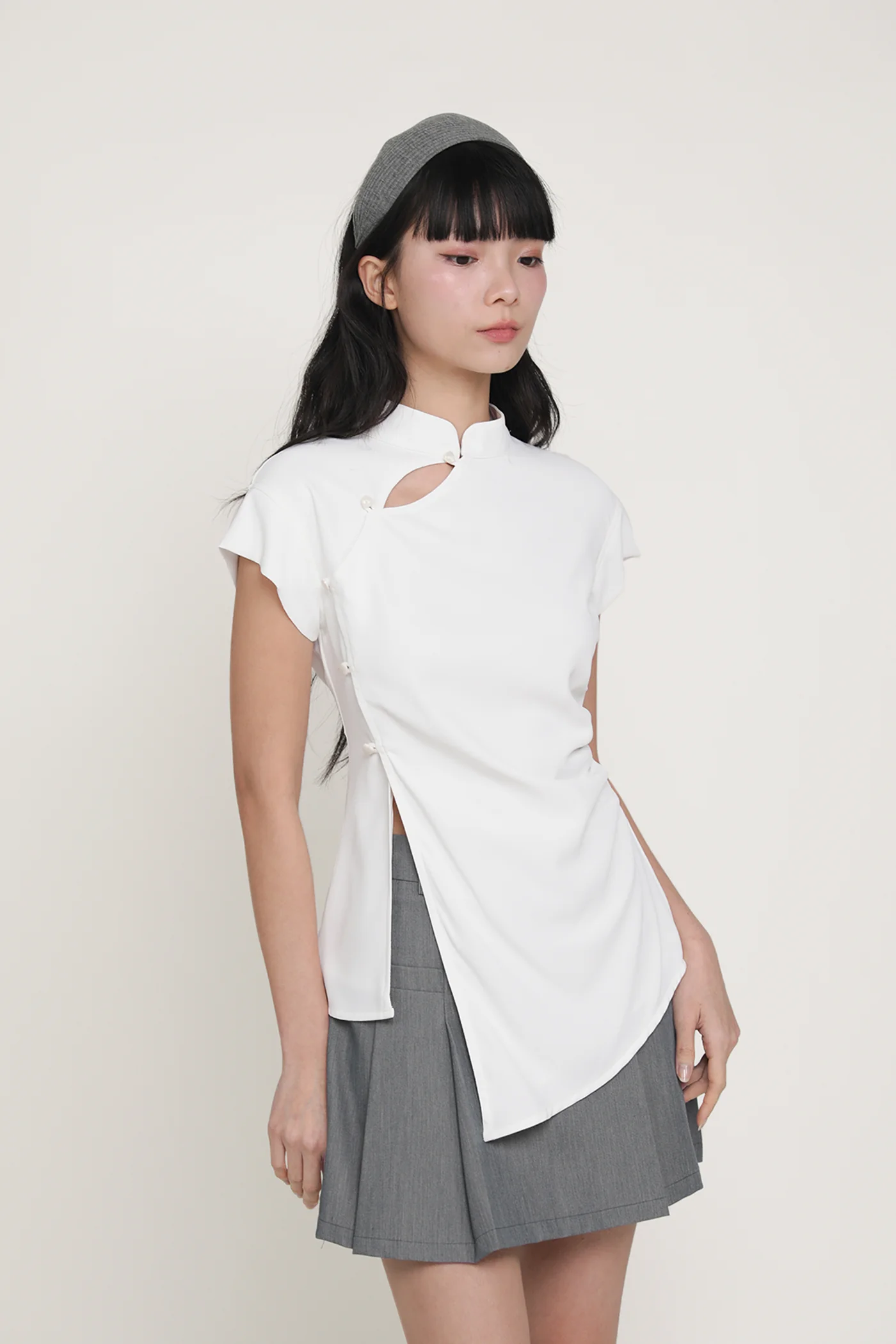 Melinda Longline Qipao Top - Image 4