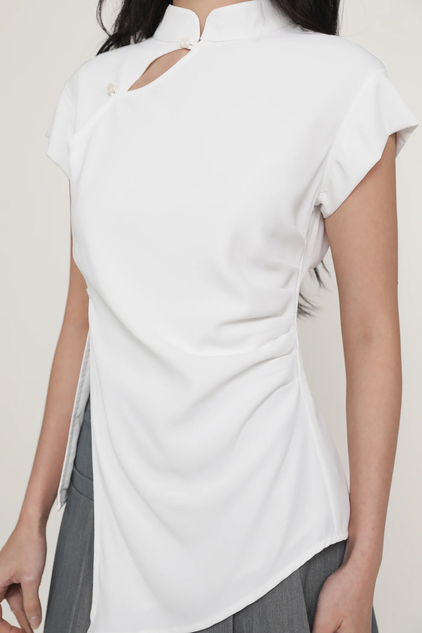 Melinda Longline Qipao Top - Image 5