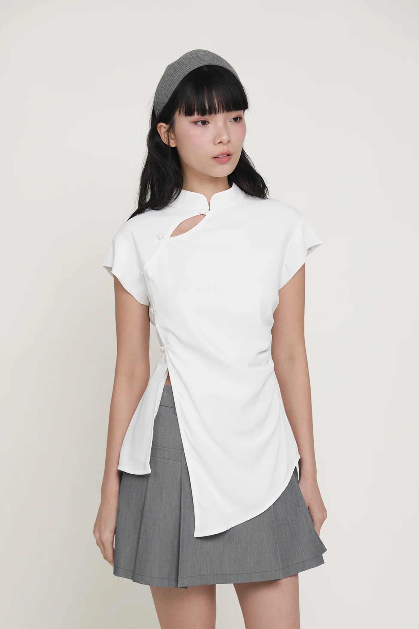 Melinda Longline Qipao Top - Image 6