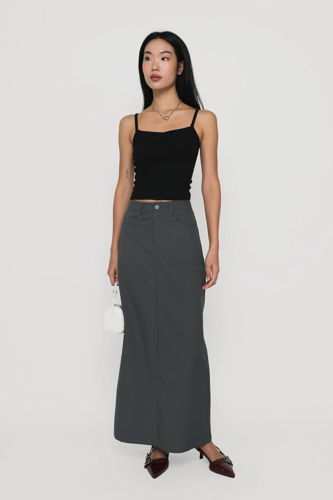 Melissa Crochet Ruched Basic Top - Image 13
