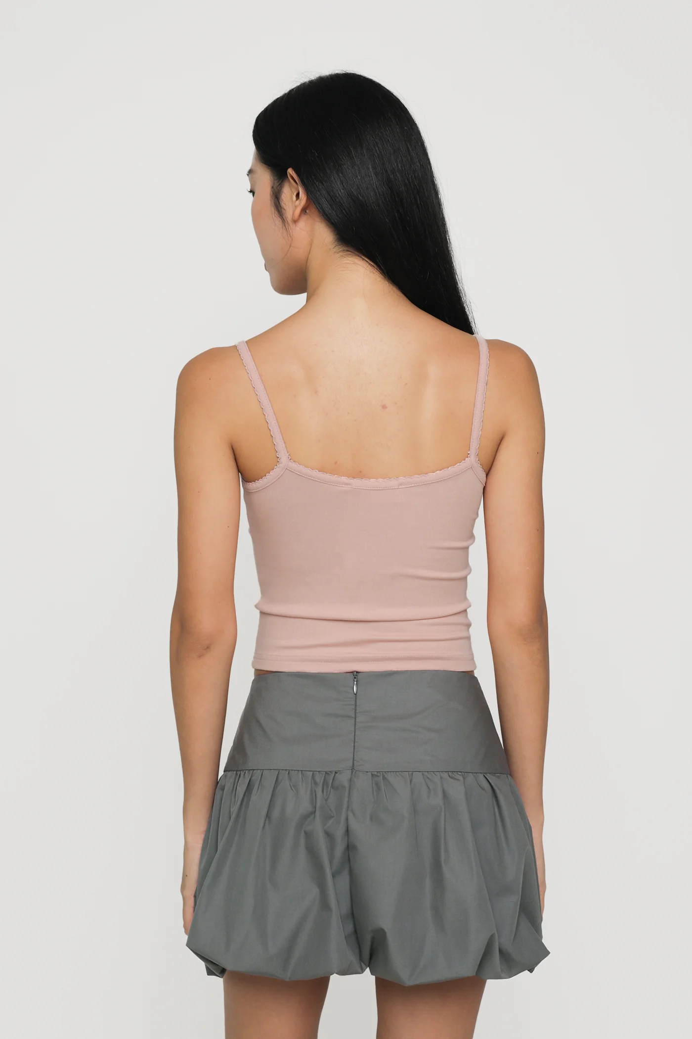 Melissa Crochet Ruched Basic Top - Image 28