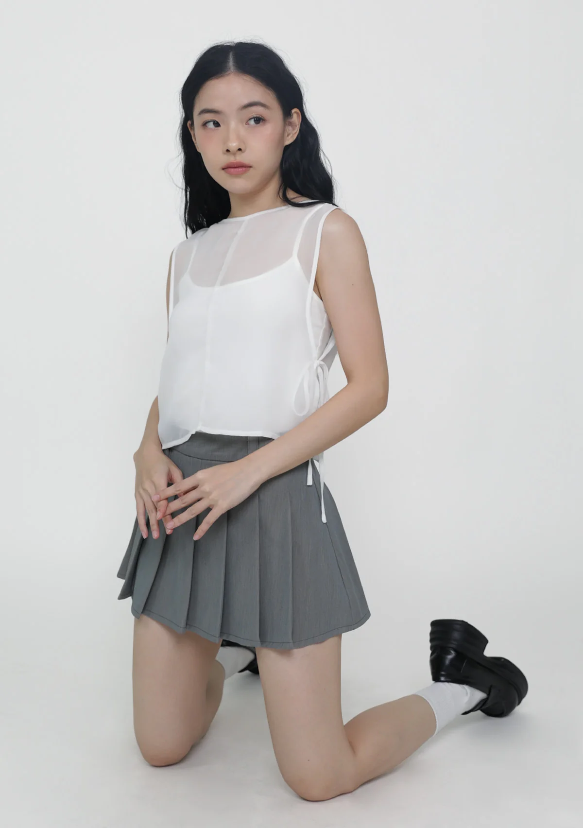 Kyo Sheer Overlay Top