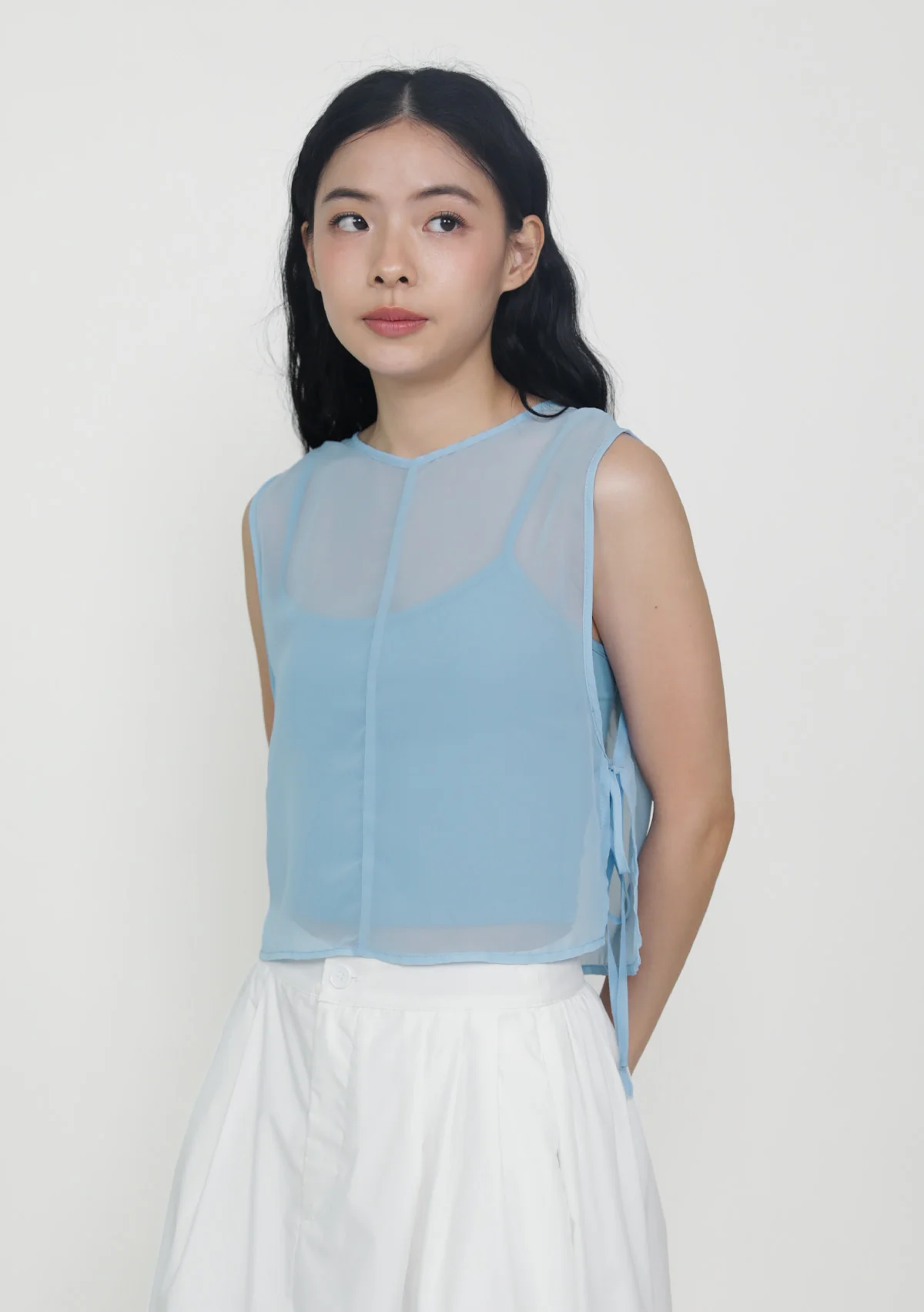 Kyo Sheer Overlay Top - Image 11