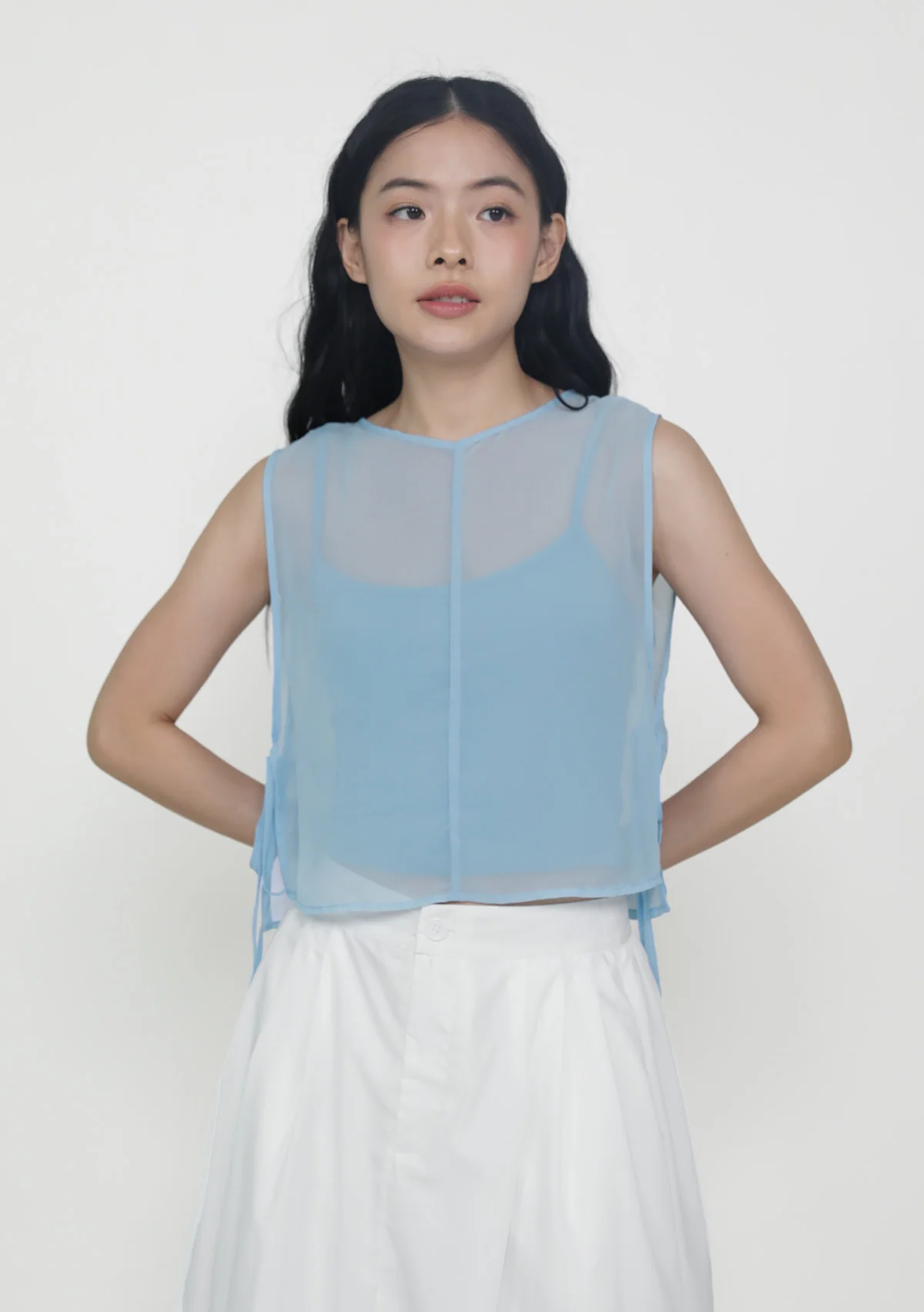 Kyo Sheer Overlay Top - Image 12