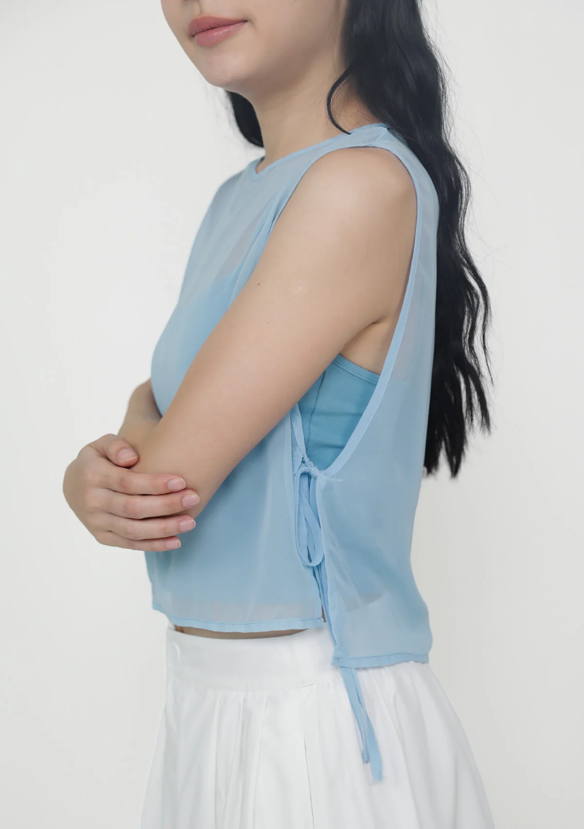 Kyo Sheer Overlay Top - Image 13