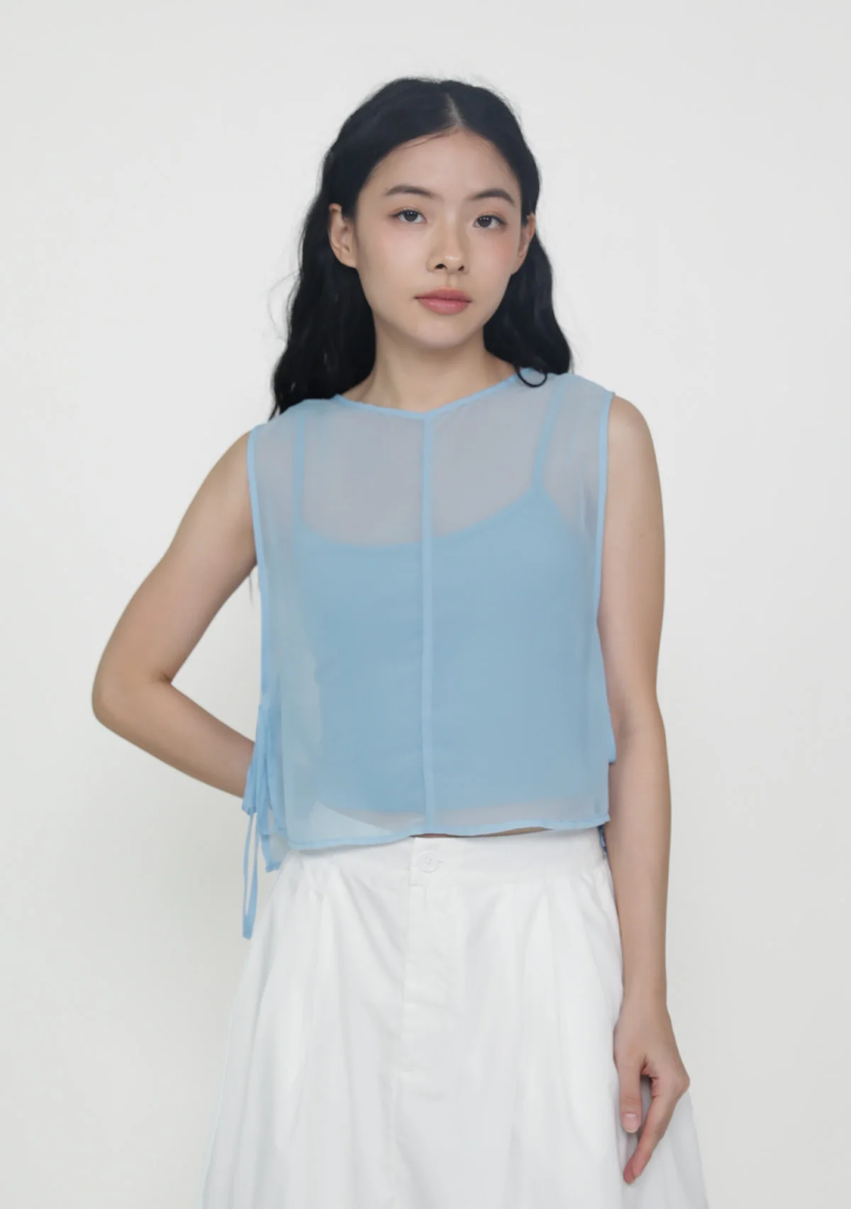 Kyo Sheer Overlay Top - Image 14
