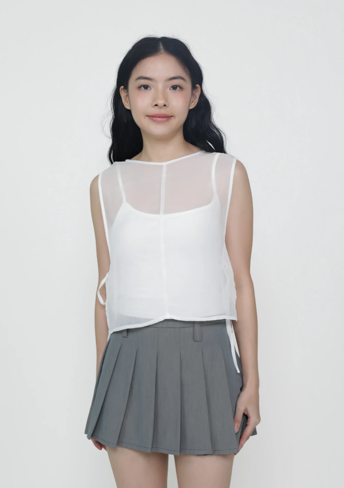 Kyo Sheer Overlay Top - Image 18