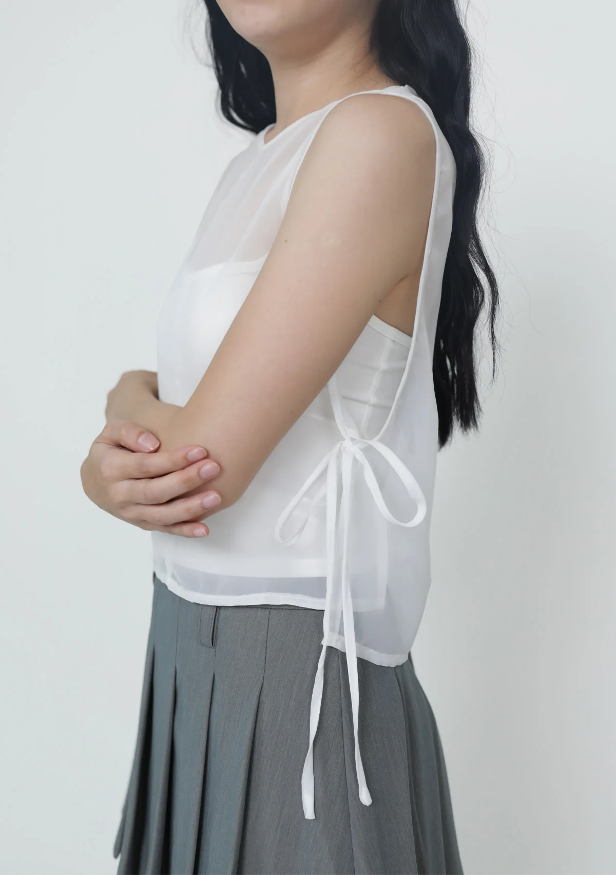Kyo Sheer Overlay Top - Image 19