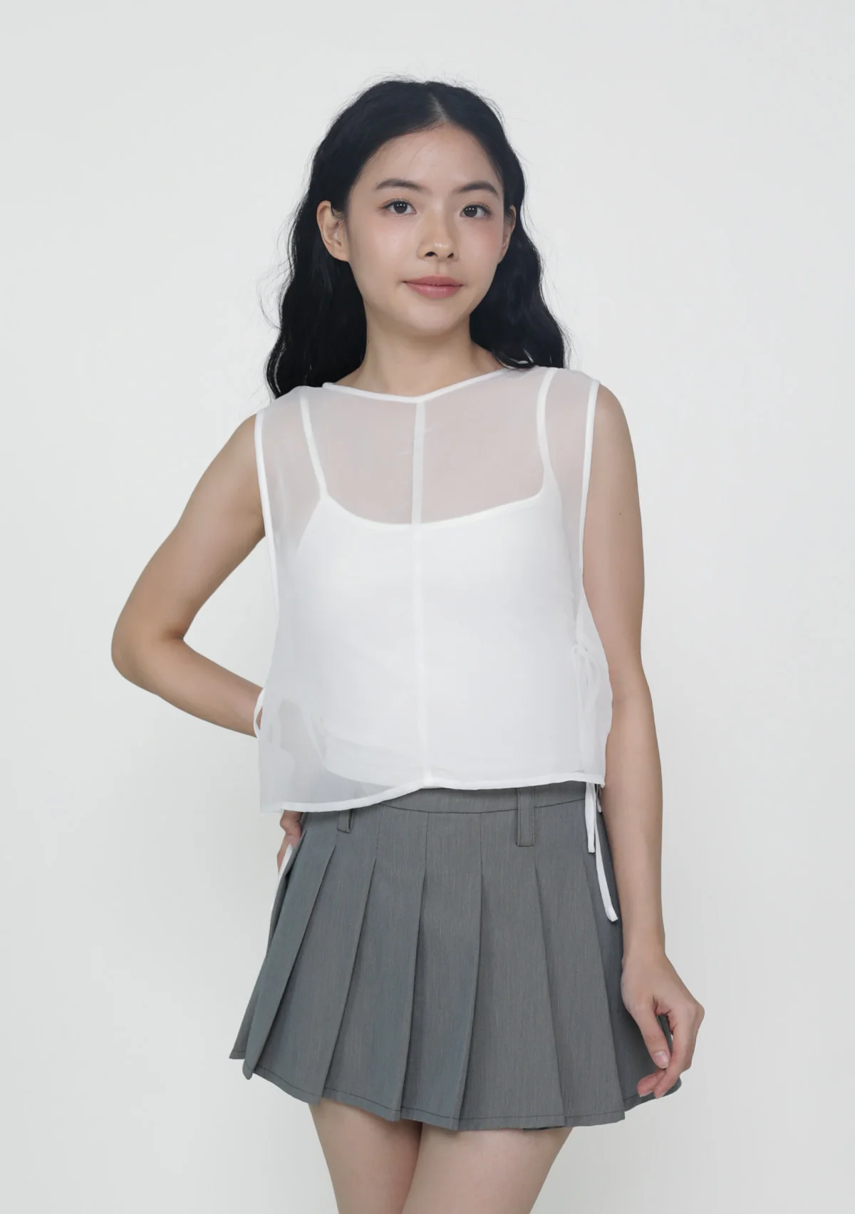 Kyo Sheer Overlay Top - Image 20