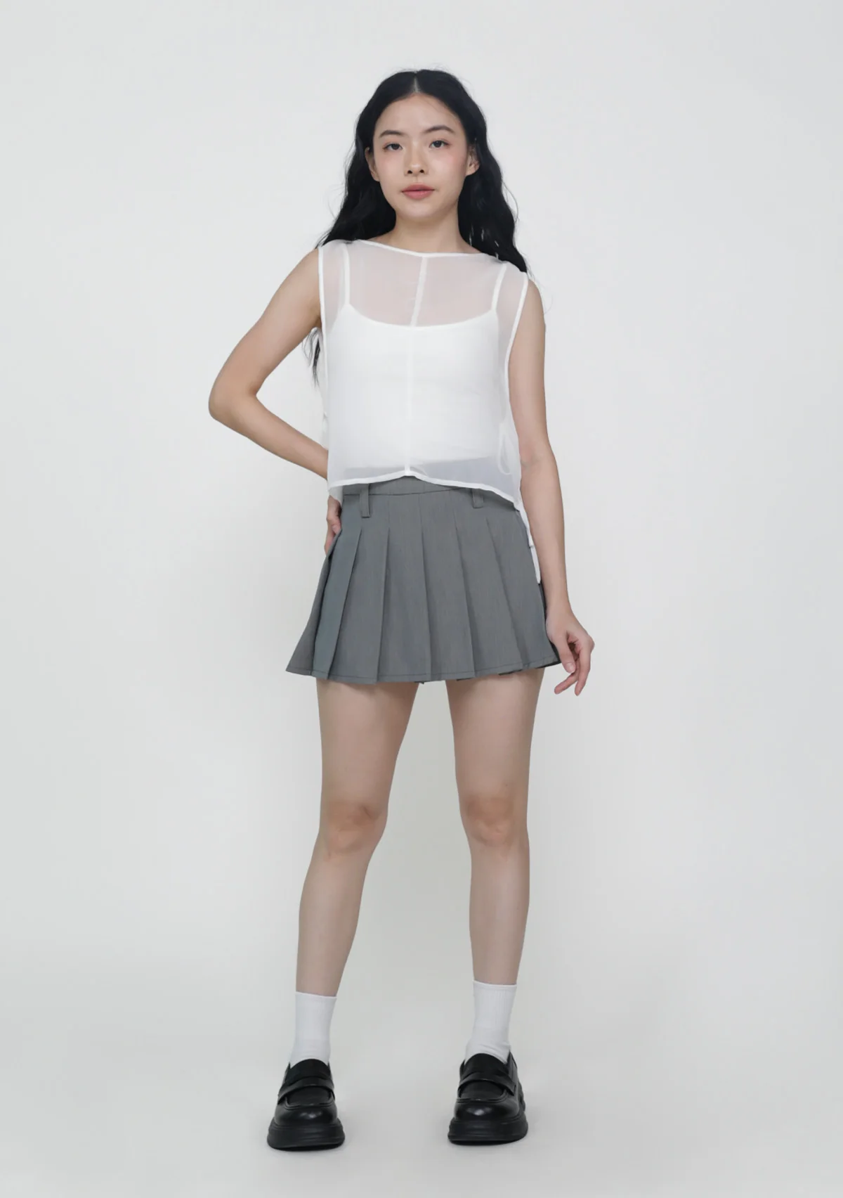 Kyo Sheer Overlay Top - Image 21