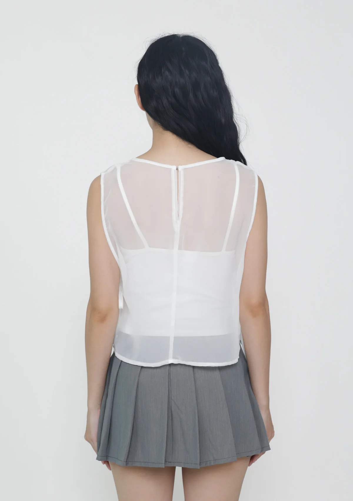 Kyo Sheer Overlay Top - Image 22